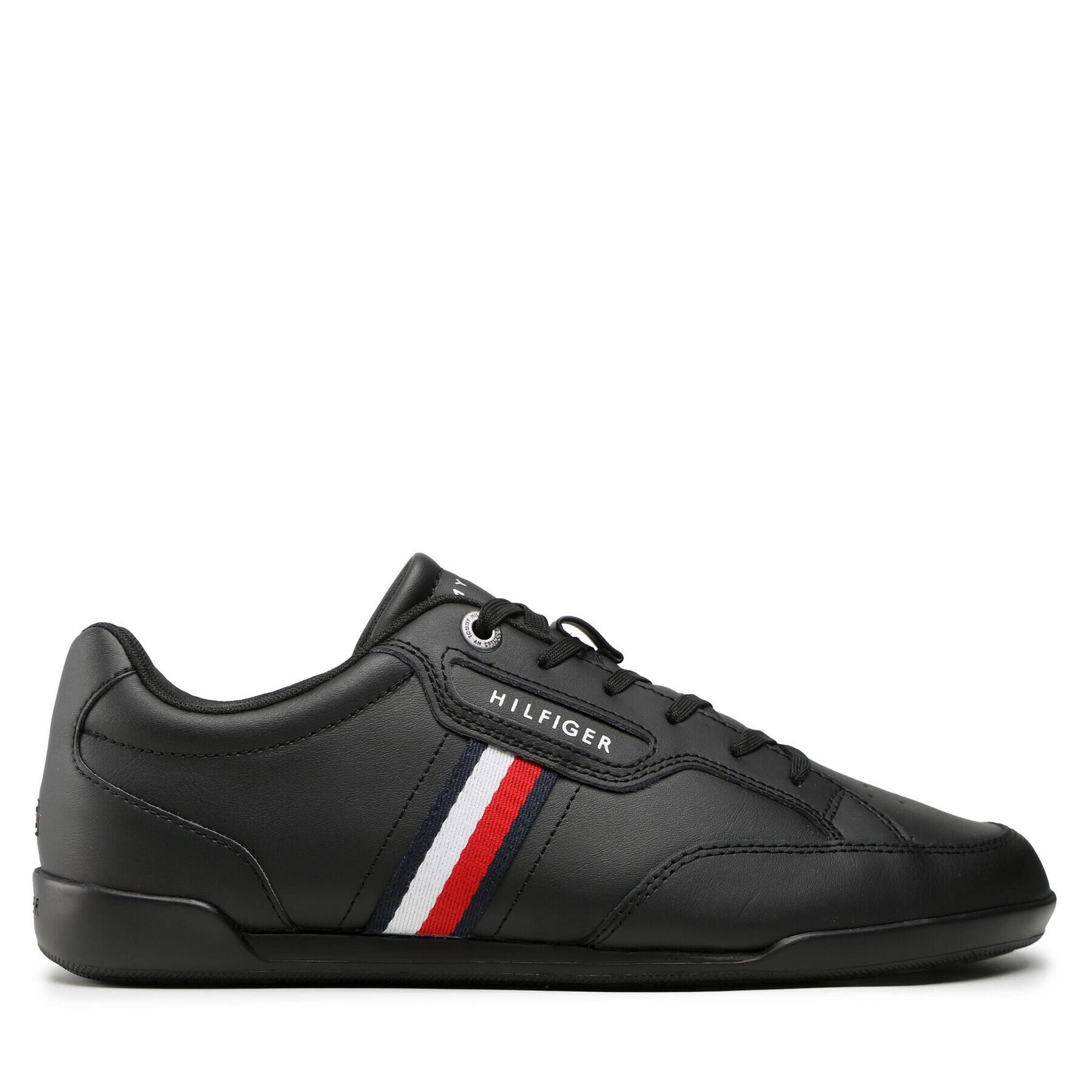 Tommy Hilfiger Sneakersy Classic Lo Cupsole Leather FM0FM04277 Čierna - Pepit.sk