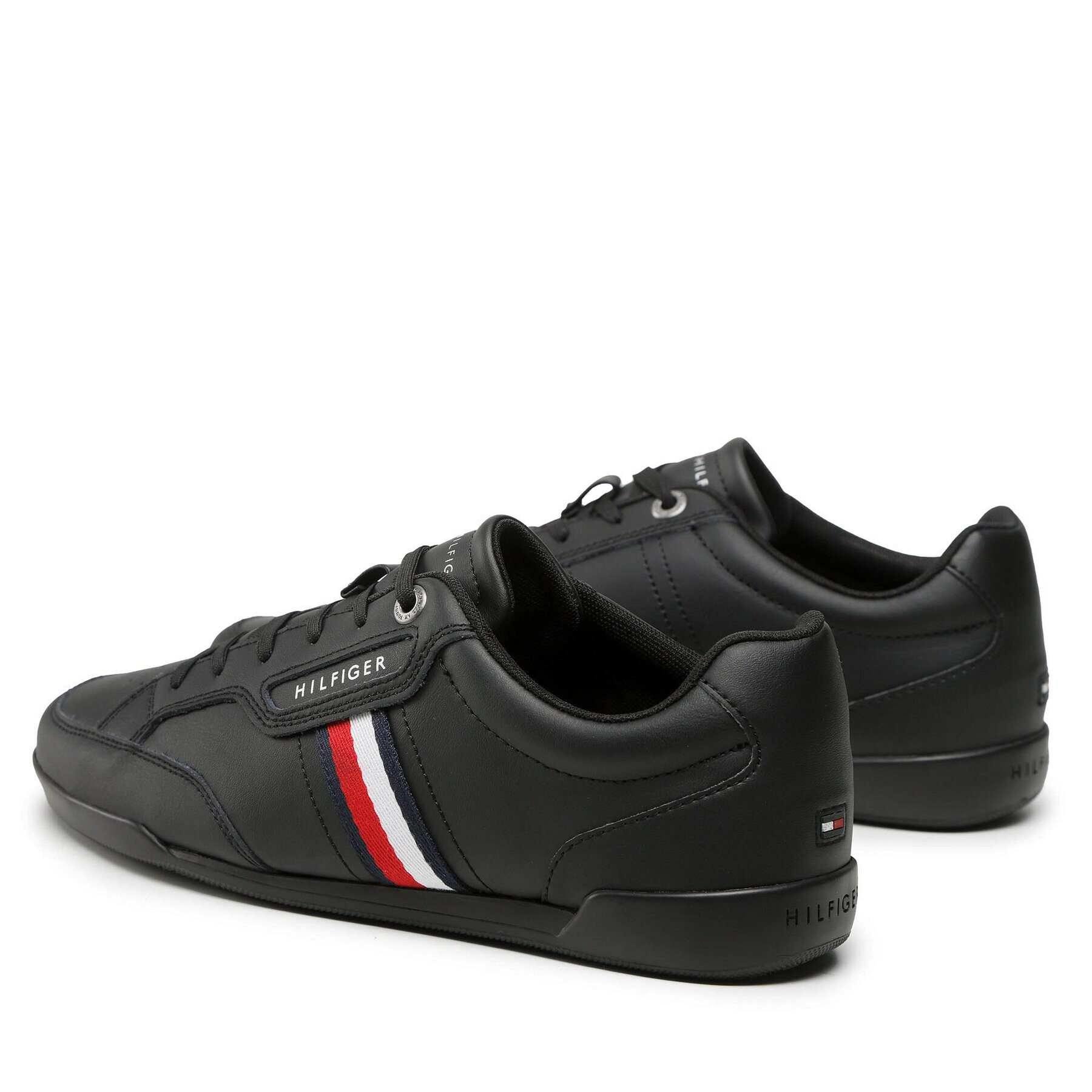 Tommy Hilfiger Sneakersy Classic Lo Cupsole Leather FM0FM04277 Čierna - Pepit.sk