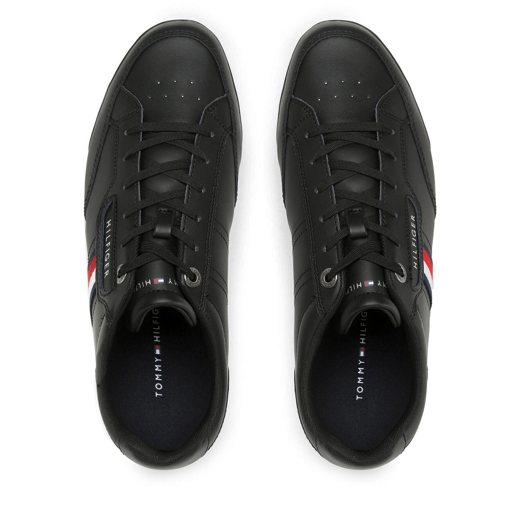 Tommy Hilfiger Sneakersy Classic Lo Cupsole Leather FM0FM04277 Čierna - Pepit.sk