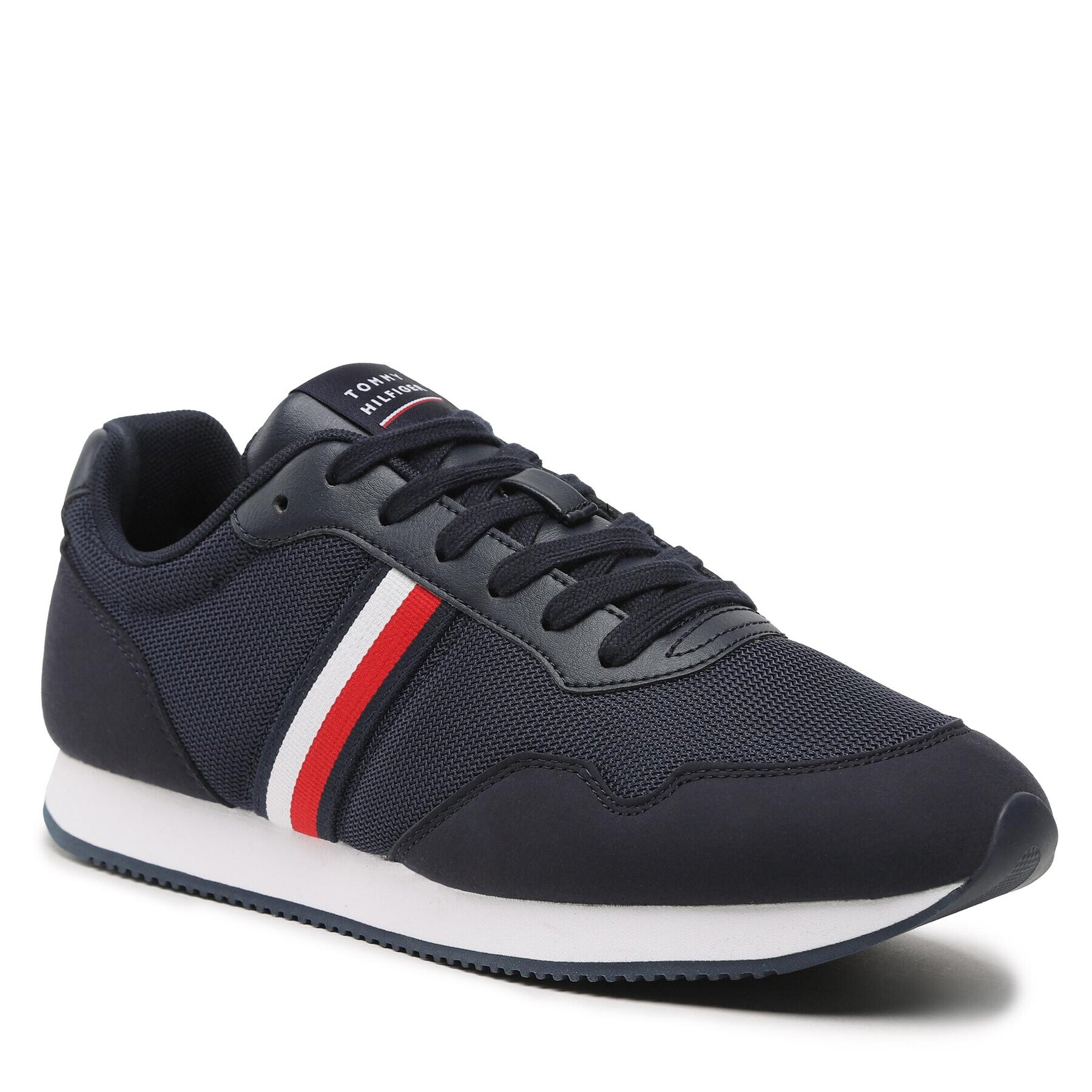 Tommy Hilfiger Sneakersy Core Lo Runner FM0FM04504 Tmavomodrá - Pepit.sk