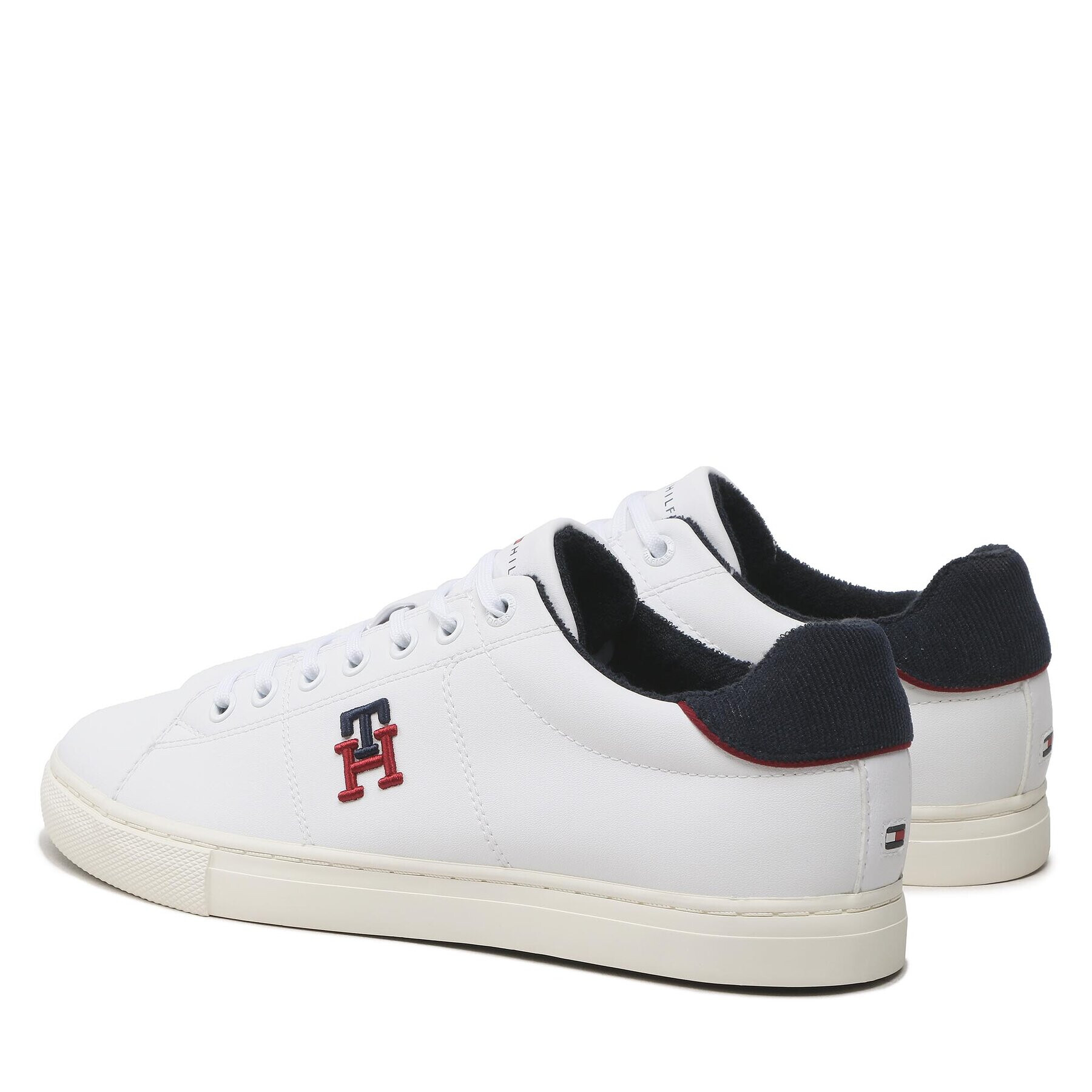 Tommy Hilfiger Sneakersy Core Vulc Varsity Monogram FM0FM04350 Biela - Pepit.sk