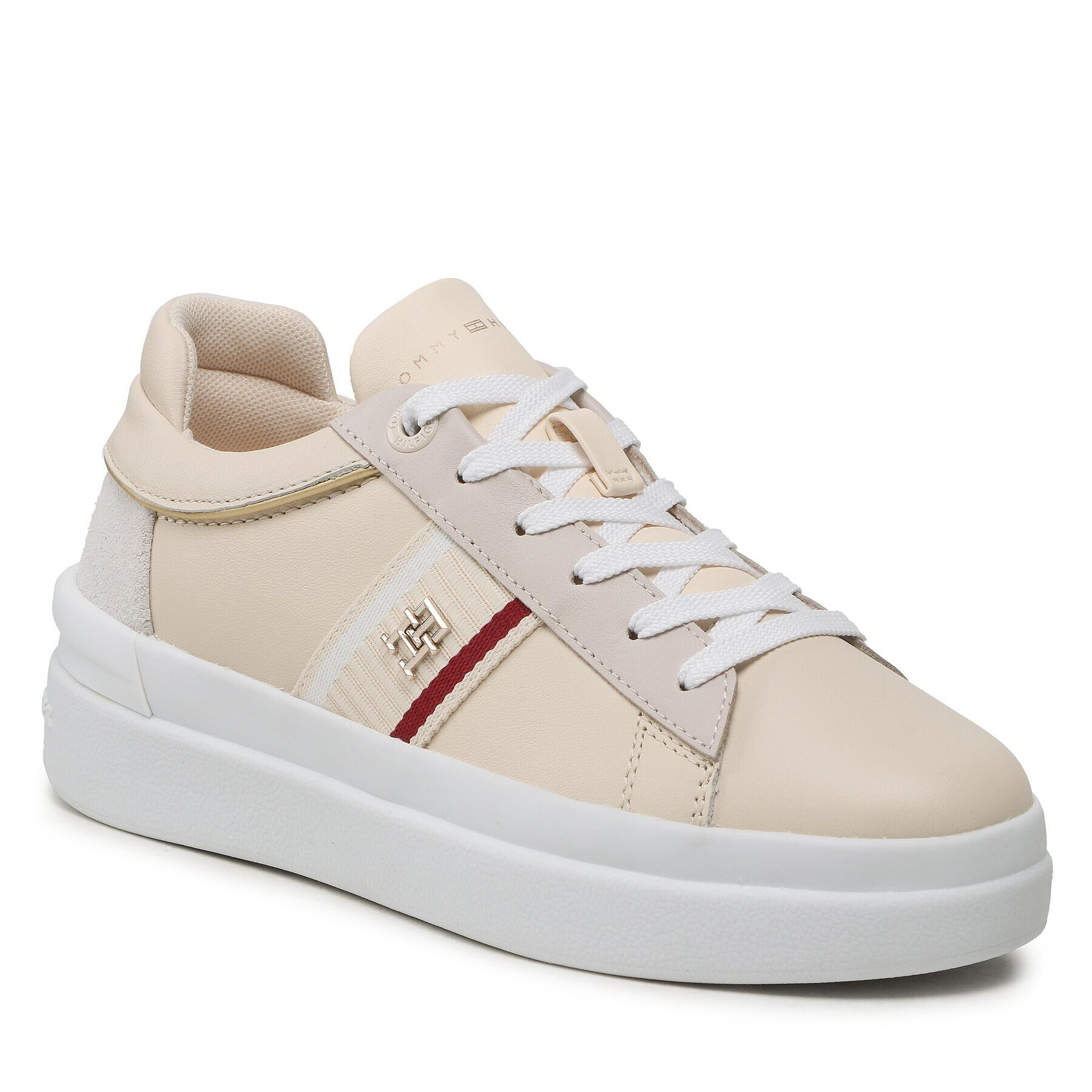 Tommy Hilfiger Sneakersy Corp Webbing Court Sneaker FW0FW07387 Béžová - Pepit.sk