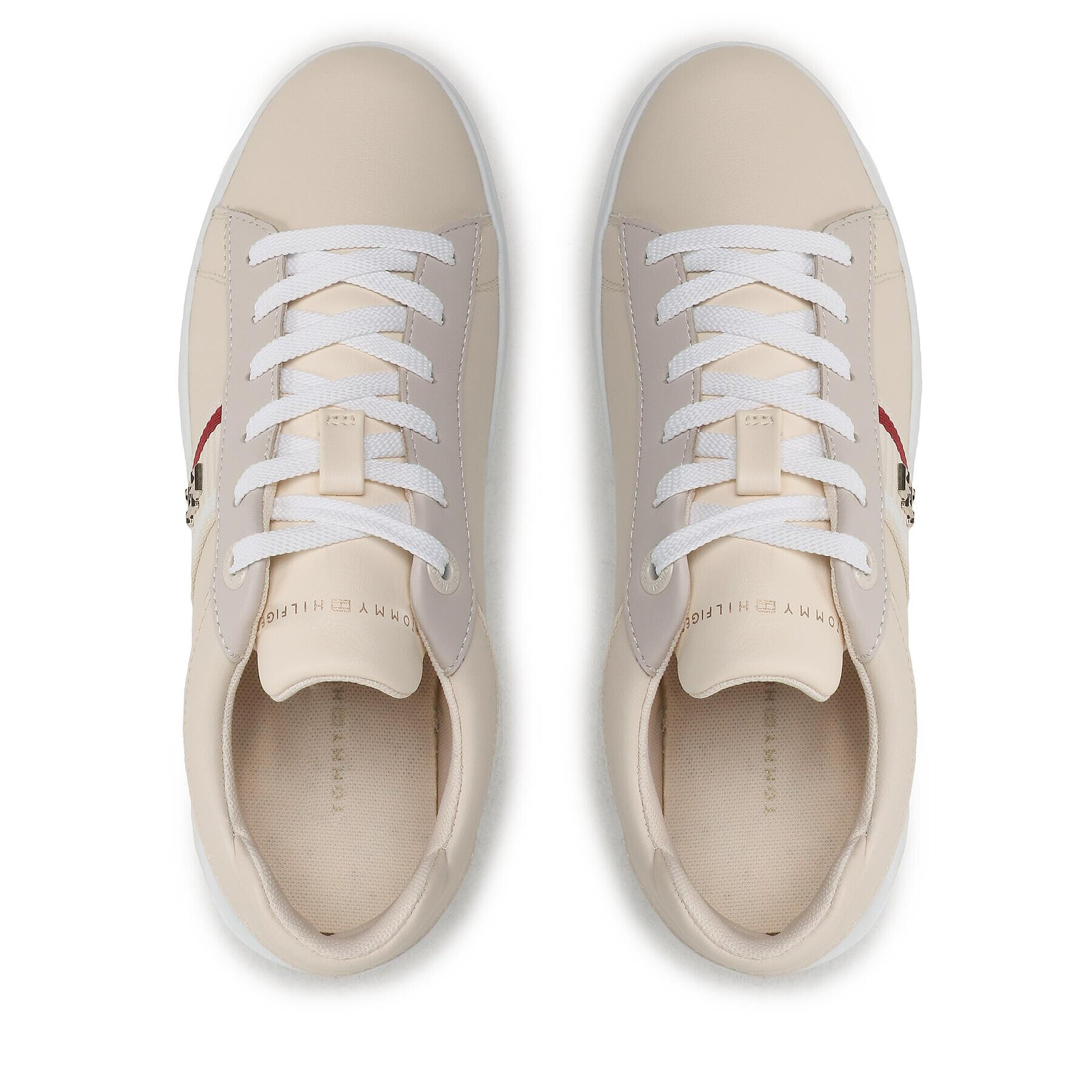 Tommy Hilfiger Sneakersy Corp Webbing Court Sneaker FW0FW07387 Béžová - Pepit.sk