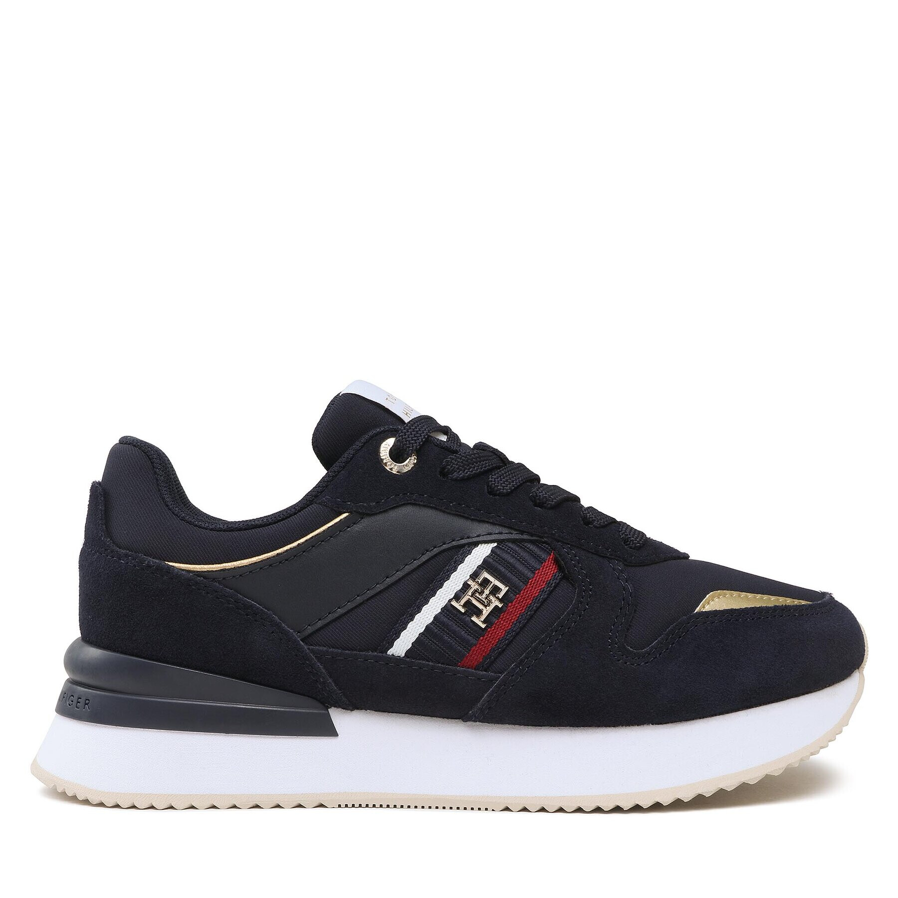 Tommy Hilfiger Sneakersy Corp Webbing Runner FW0FW07383 Tmavomodrá - Pepit.sk