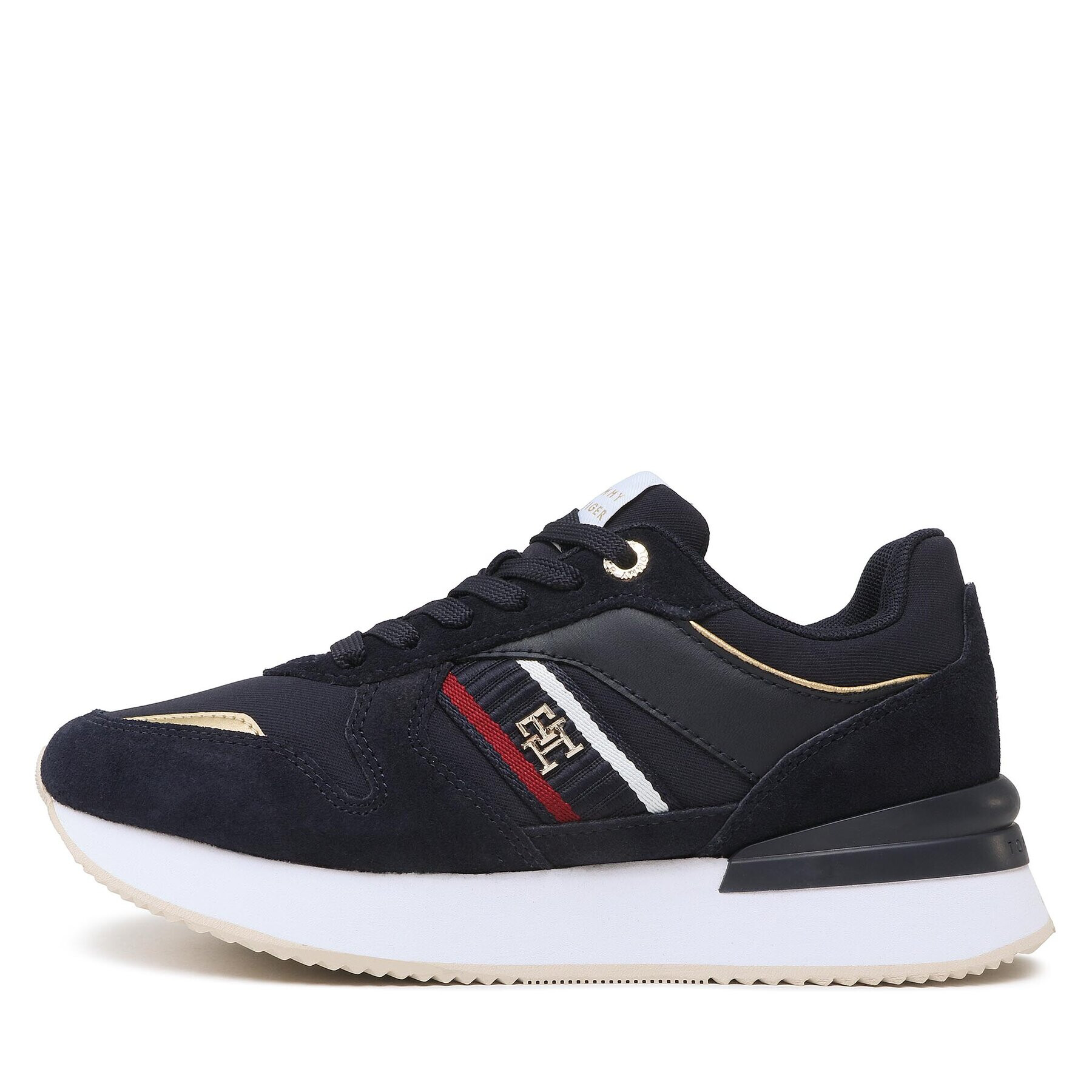 Tommy Hilfiger Sneakersy Corp Webbing Runner FW0FW07383 Tmavomodrá - Pepit.sk