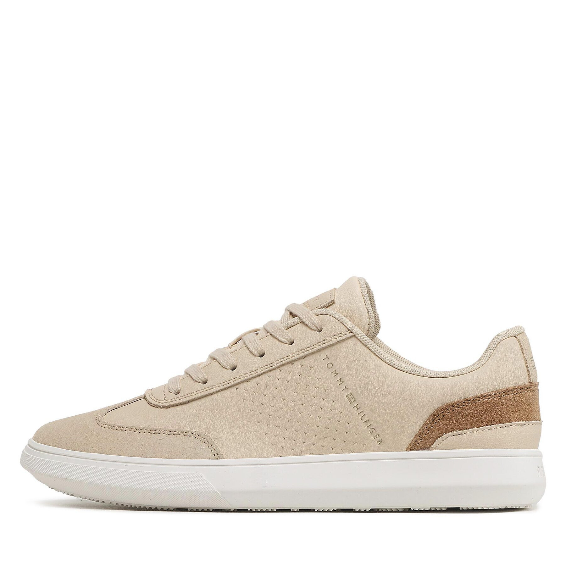 Tommy Hilfiger Sneakersy Corporate Seasonal Cup Leather FM0FM04491 Béžová - Pepit.sk