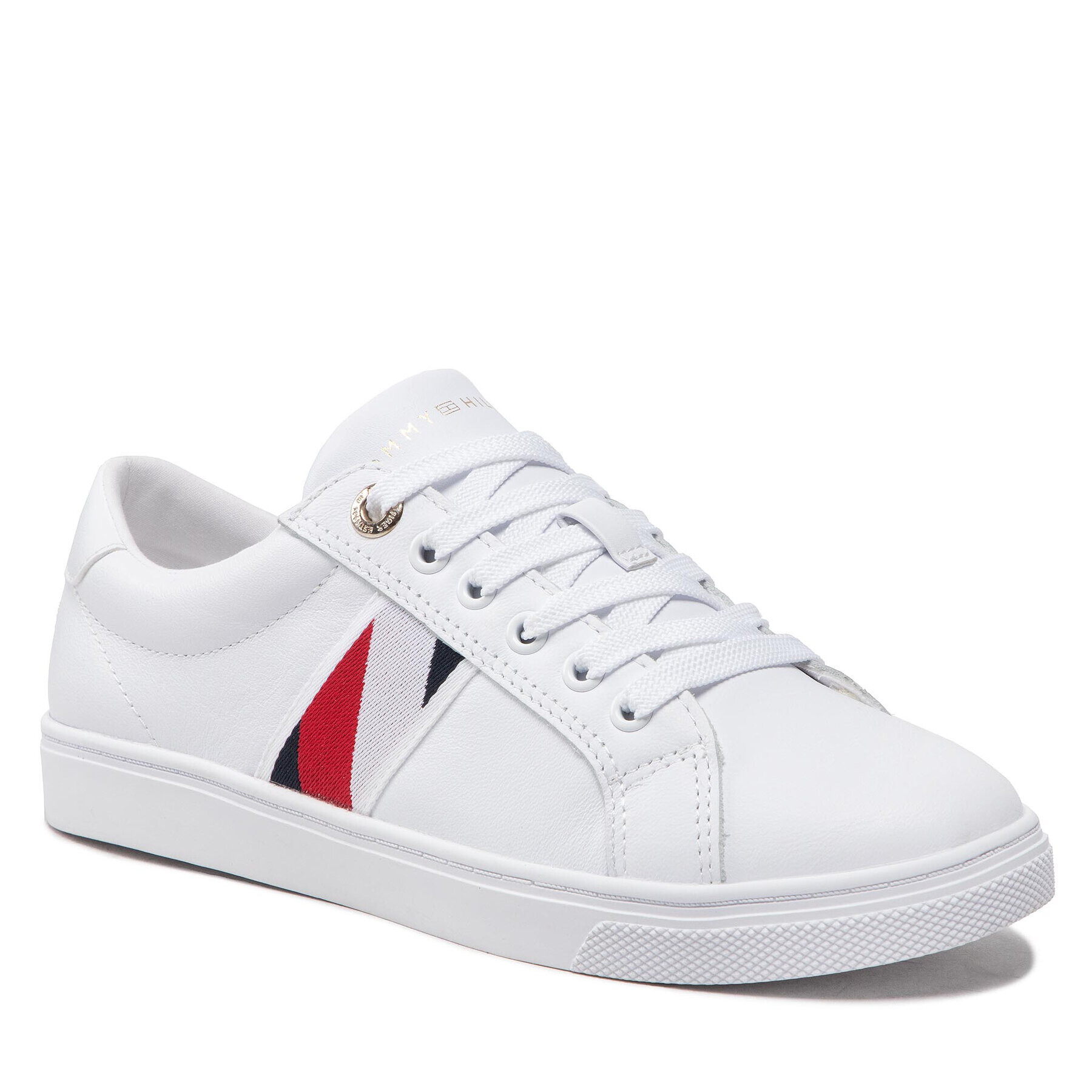 Tommy Hilfiger Sneakersy Corporate Tommy Cupsole FW0FW06605 Biela - Pepit.sk