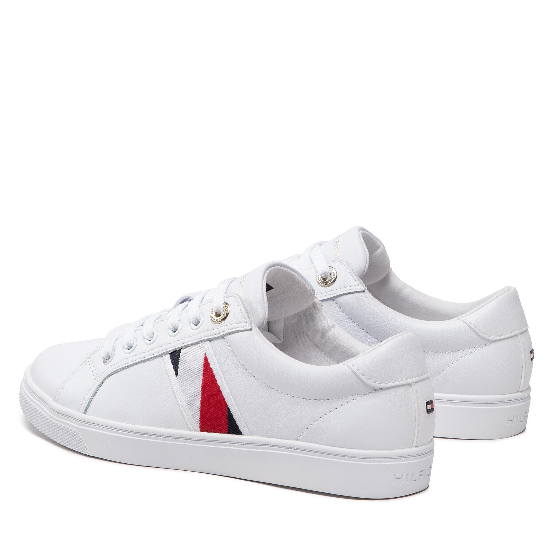 Tommy Hilfiger Sneakersy Corporate Tommy Cupsole FW0FW06605 Biela - Pepit.sk