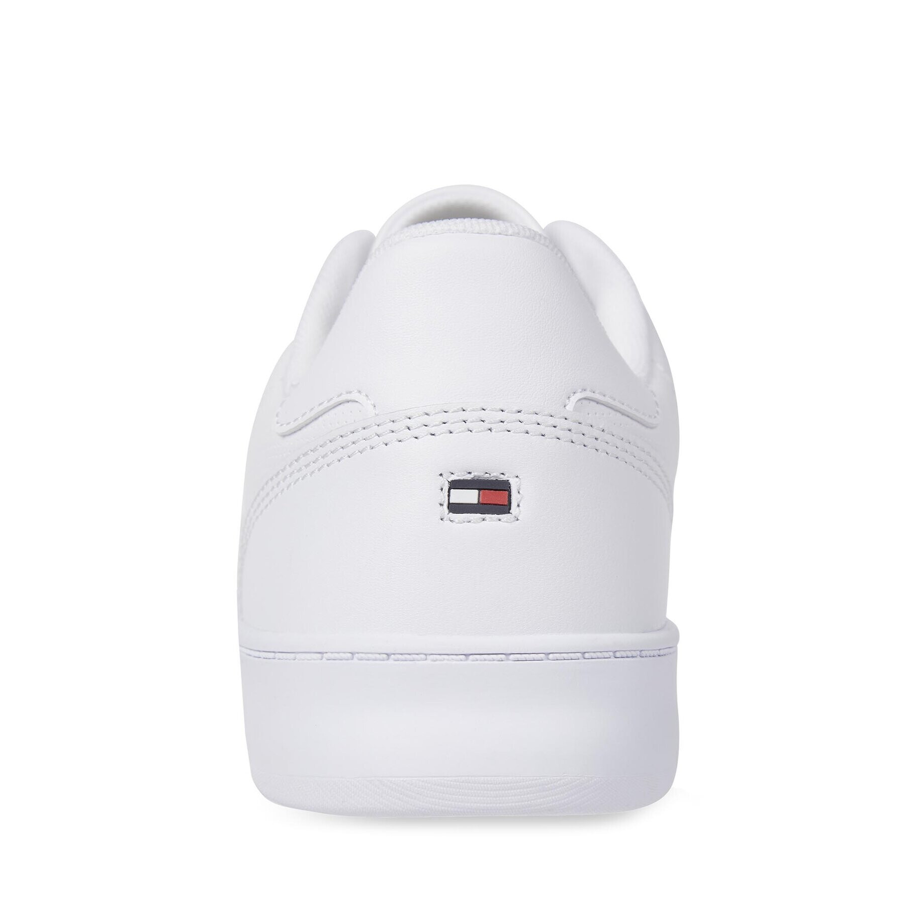 Tommy Hilfiger Sneakersy Court Cupsole Retro Lth Stripes FM0FM04828 Biela - Pepit.sk