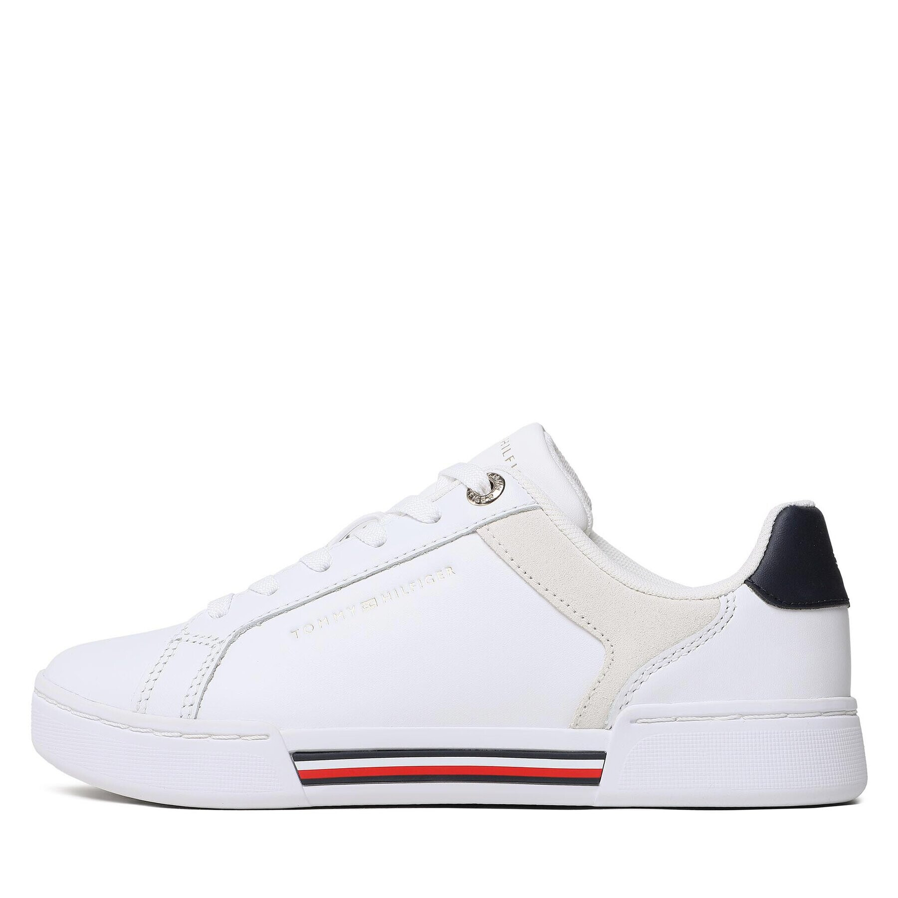 Tommy Hilfiger Sneakersy Court Sneaker Global FW0FW07118 Biela - Pepit.sk