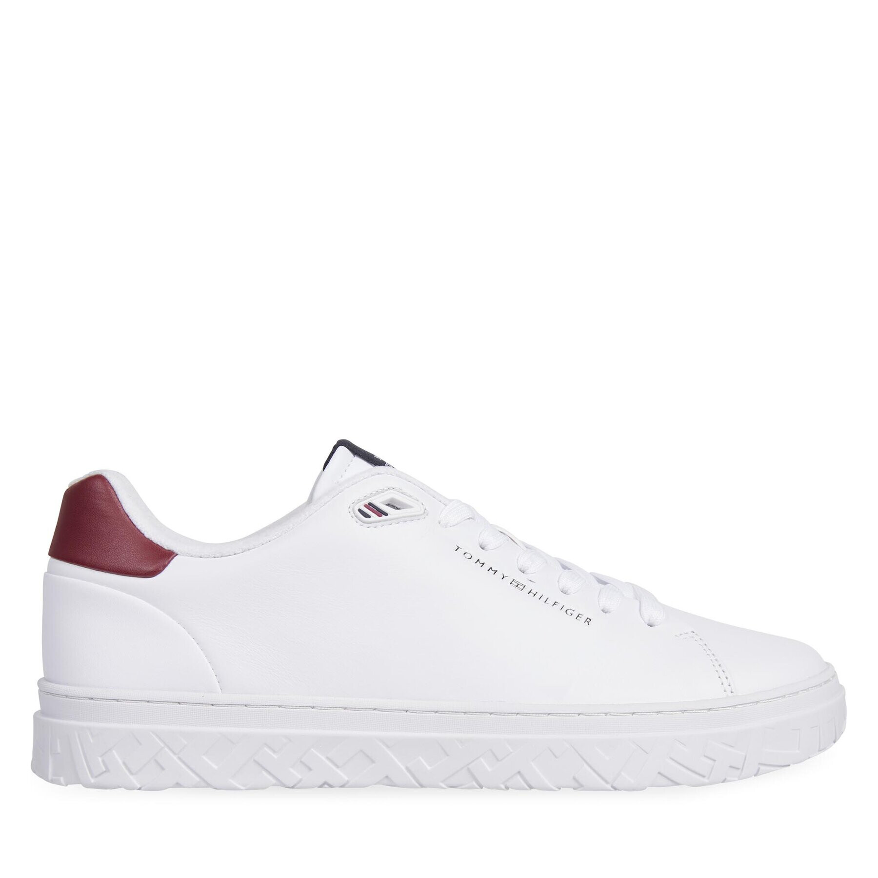 Tommy Hilfiger Sneakersy Court Thick Cupsole Leather FM0FM04830 Biela - Pepit.sk