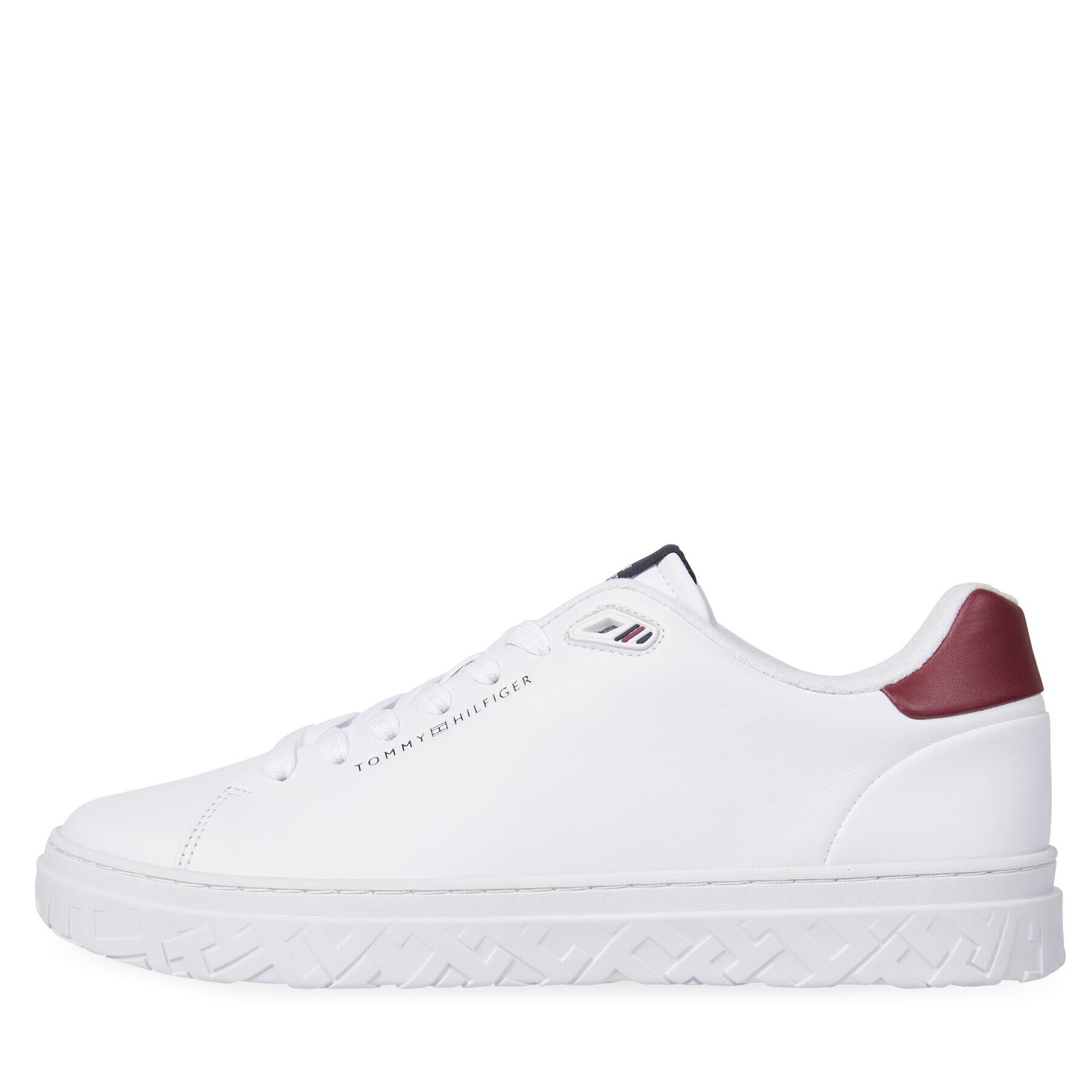 Tommy Hilfiger Sneakersy Court Thick Cupsole Leather FM0FM04830 Biela - Pepit.sk