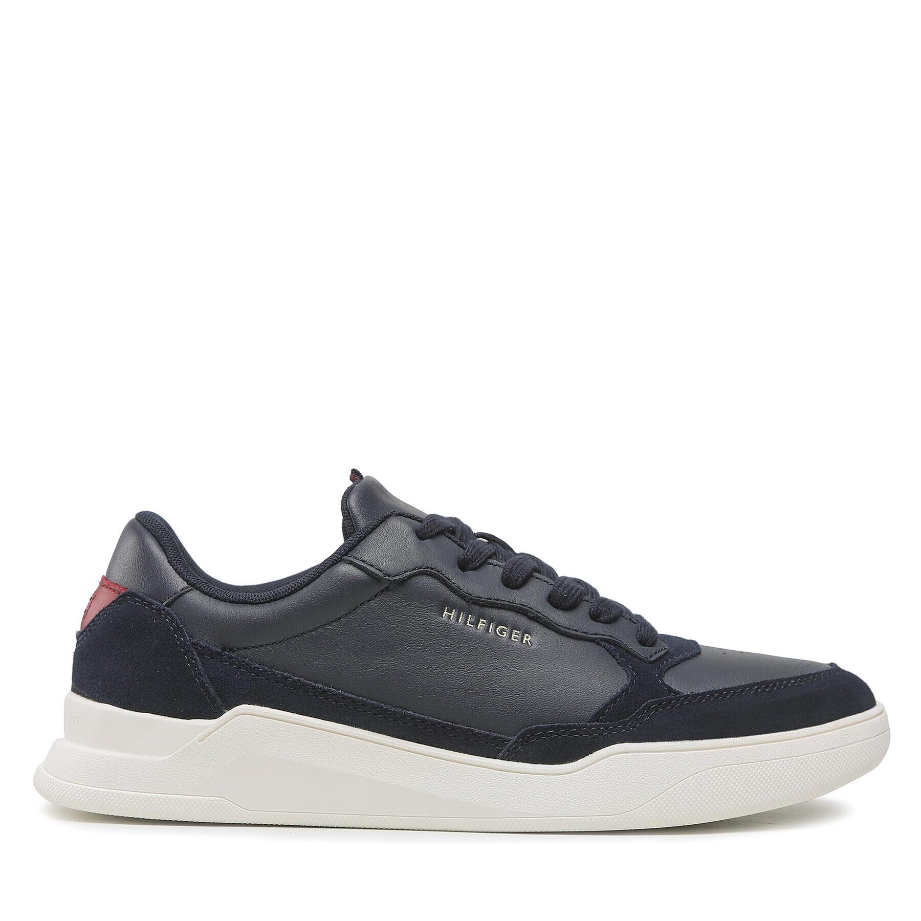 Tommy Hilfiger Sneakersy Elevated Cupsole Leather Mix FM0FM04358 Tmavomodrá - Pepit.sk