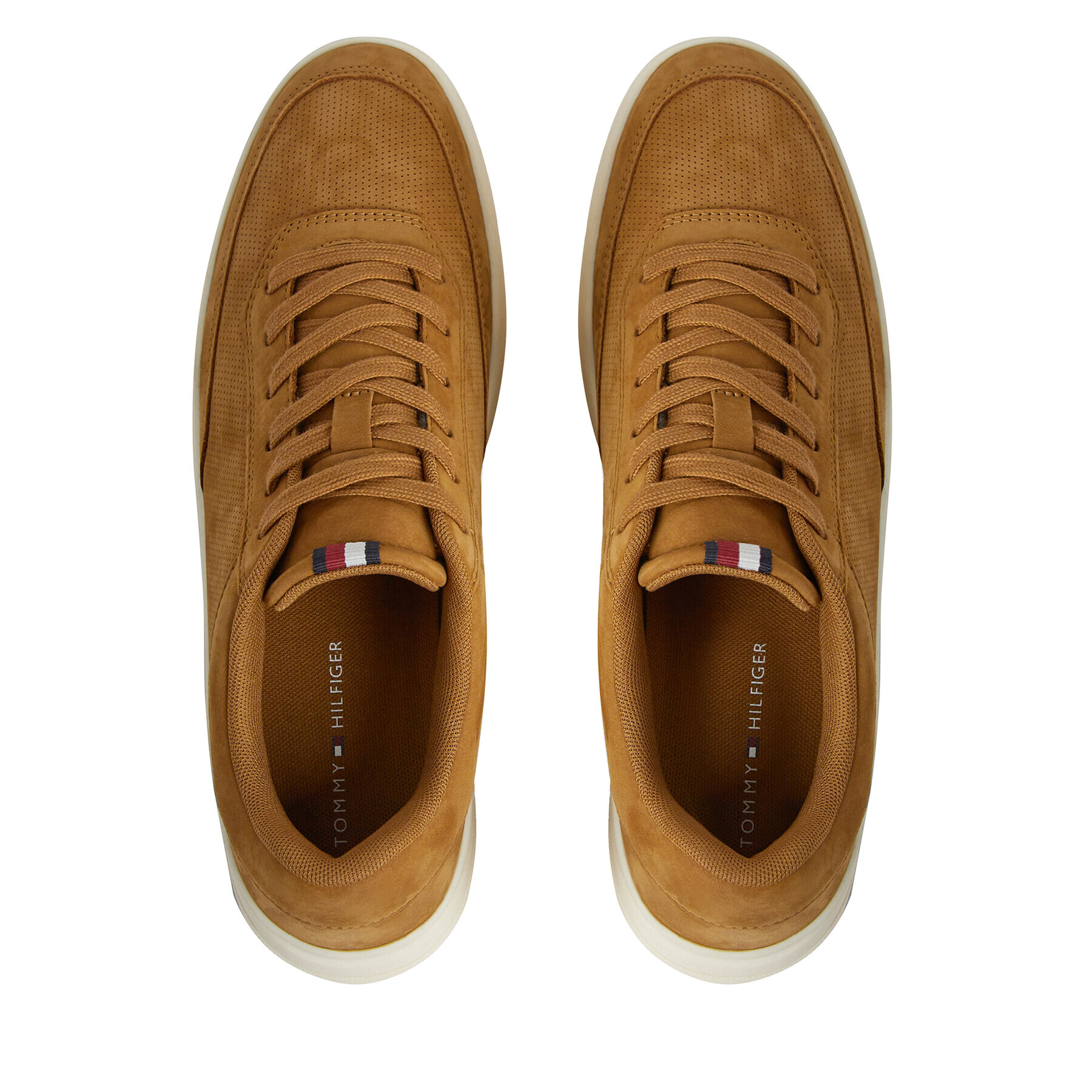 Tommy Hilfiger Sneakersy Elevated Cupsole Nubuck FM0FM04933 Hnedá - Pepit.sk