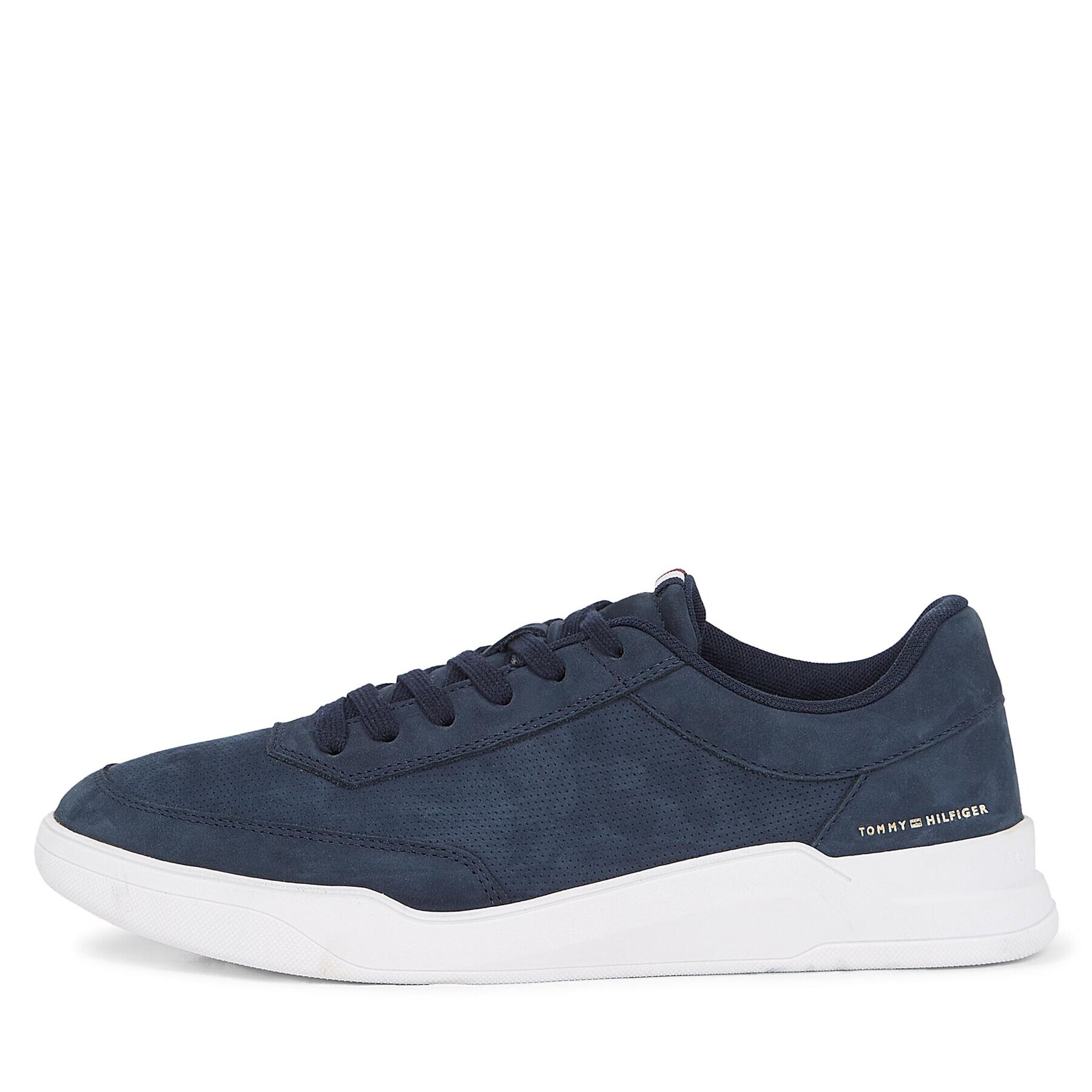 Tommy Hilfiger Sneakersy Elevated Cupsole Nubuck FM0FM04933 Modrá - Pepit.sk