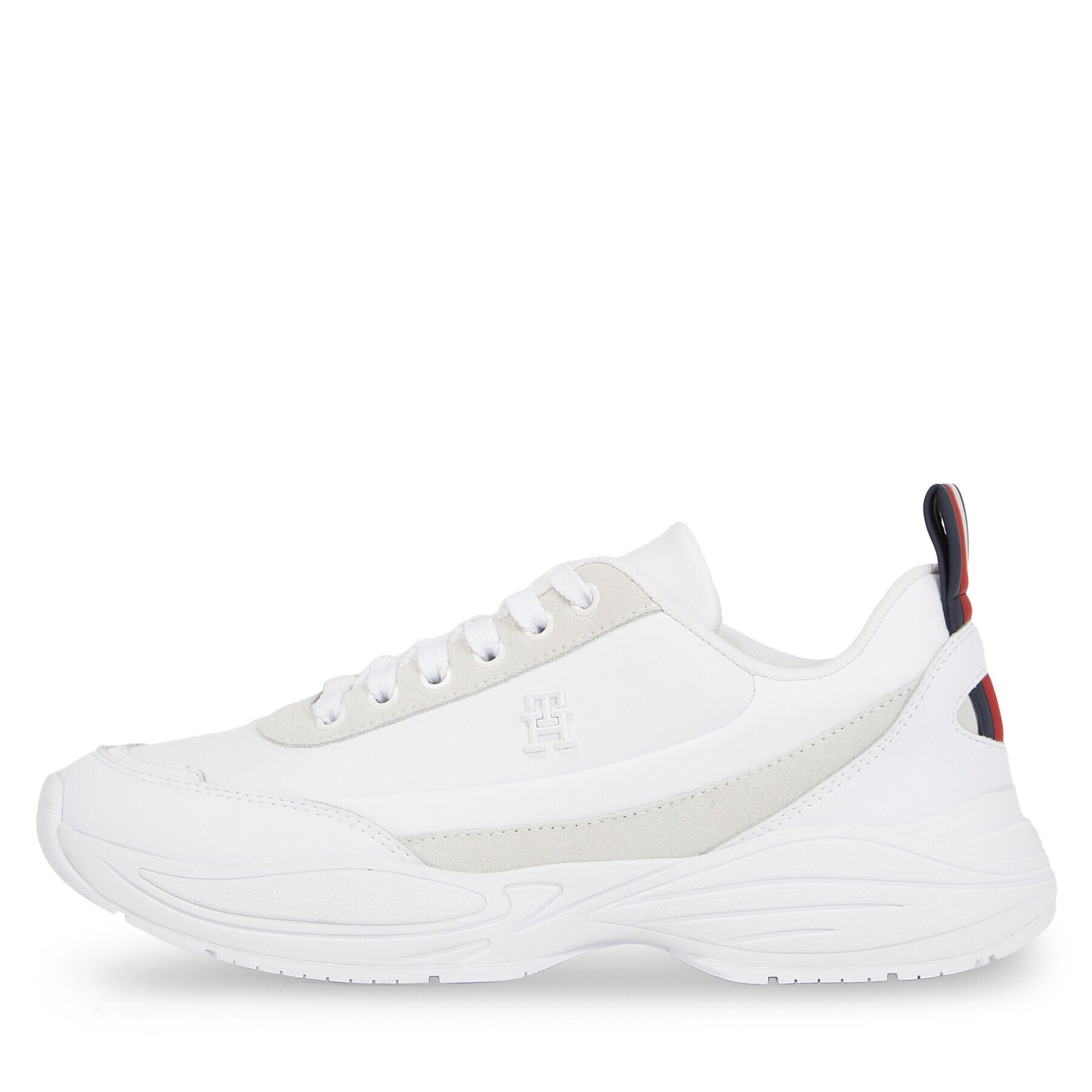 Tommy Hilfiger Sneakersy Elevated Global Stripes Runner FW0FW07607 Biela - Pepit.sk