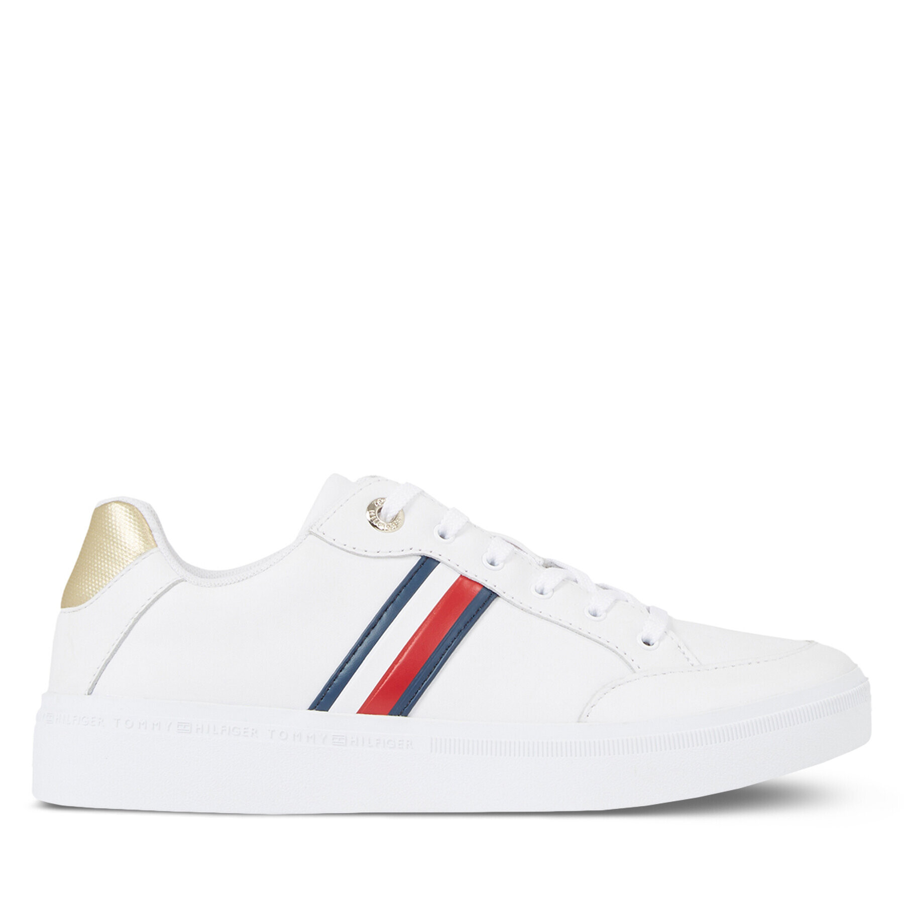 Tommy Hilfiger Sneakersy Elevated Global Stripes Sneaker FW0FW07446 Biela - Pepit.sk