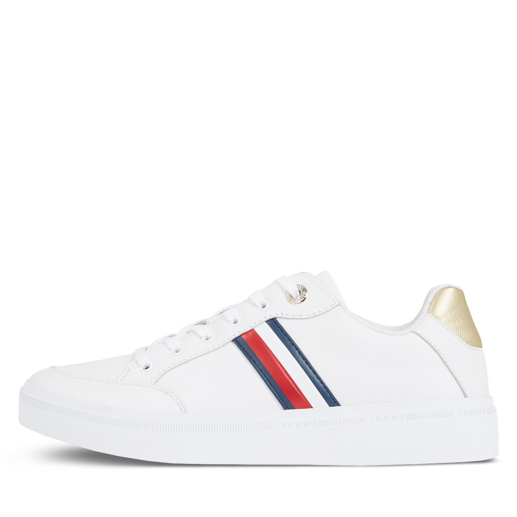 Tommy Hilfiger Sneakersy Elevated Global Stripes Sneaker FW0FW07446 Biela - Pepit.sk