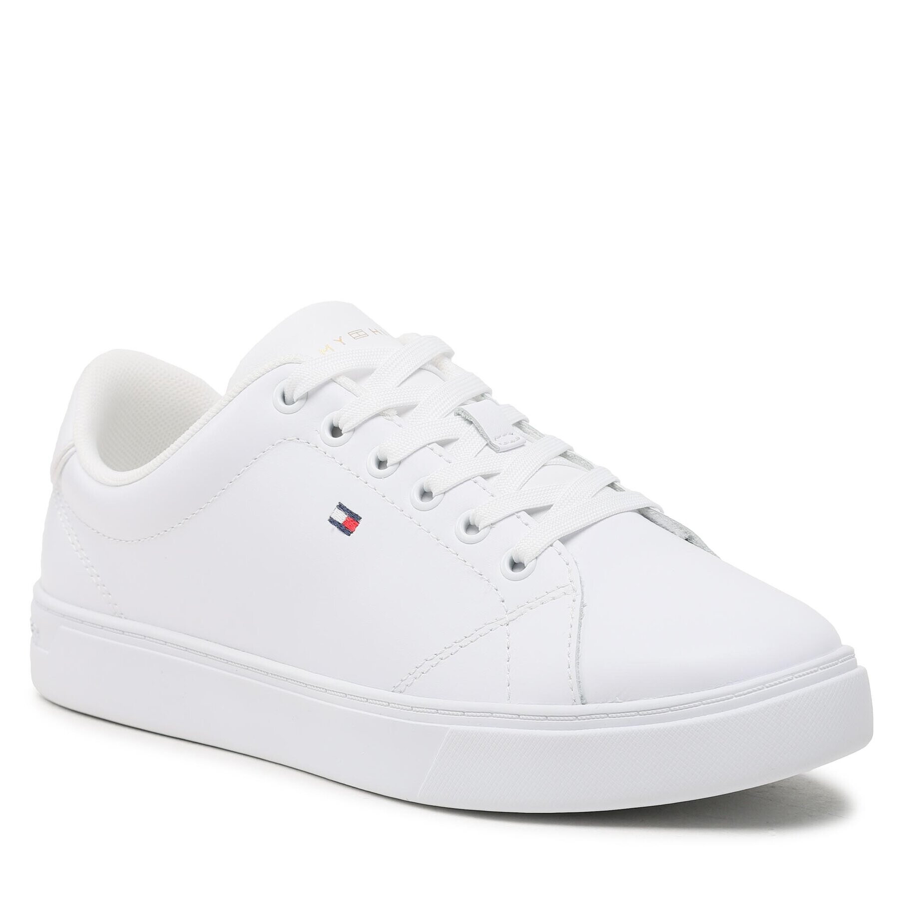 Tommy Hilfiger Sneakersy Essential Court FW0FW07427 Biela - Pepit.sk