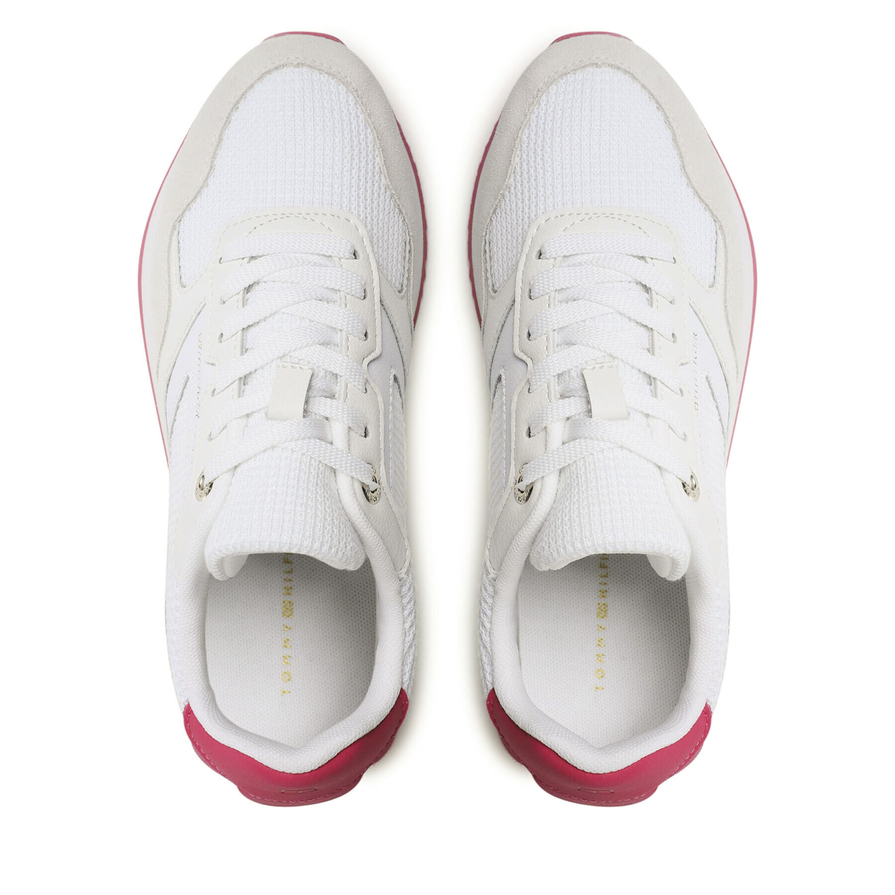 Tommy Hilfiger Sneakersy Essential Mesh Runner FW0FW07381 Biela - Pepit.sk