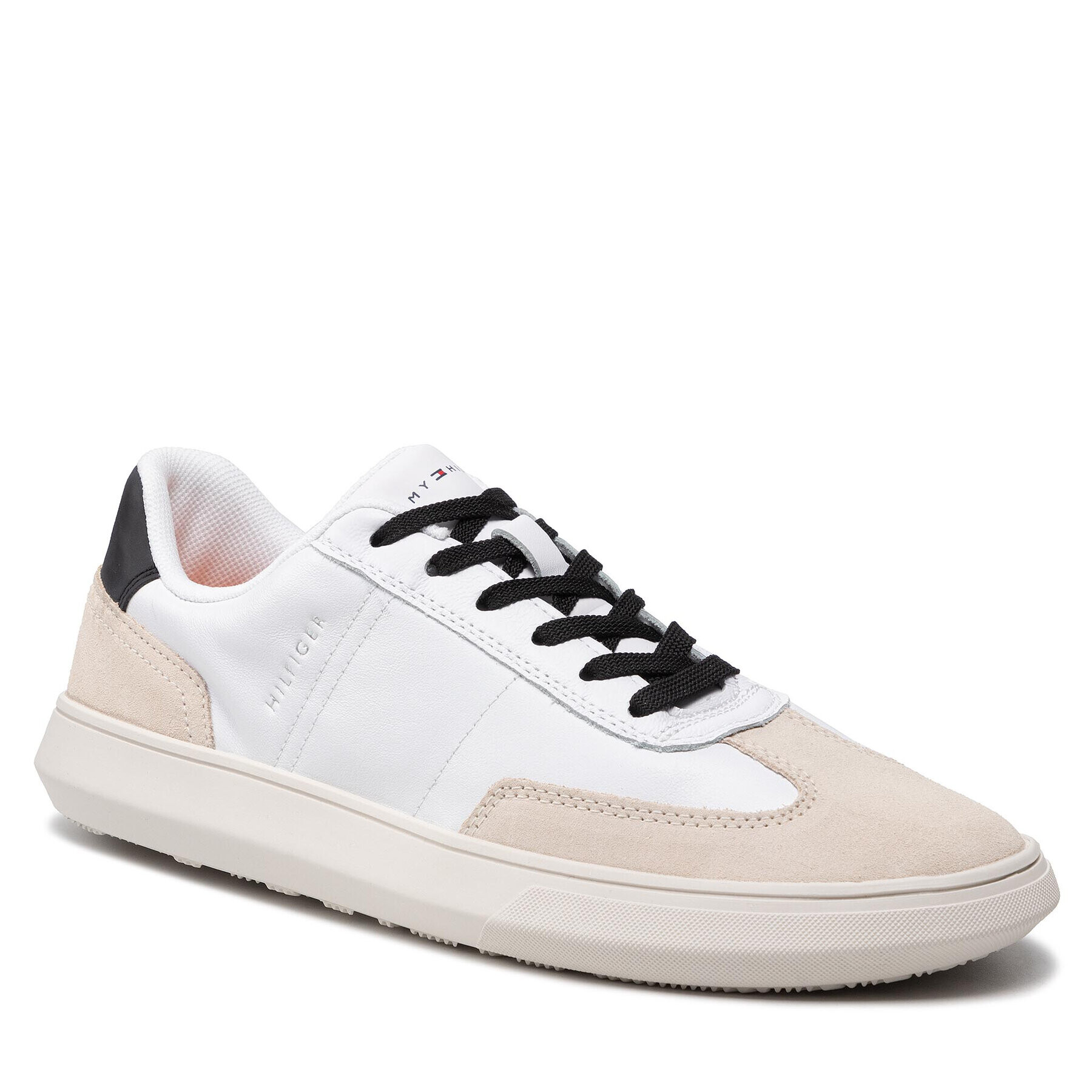 Tommy Hilfiger Sneakersy Essential Premium Cupsole Lea FM0FM04111 Biela - Pepit.sk