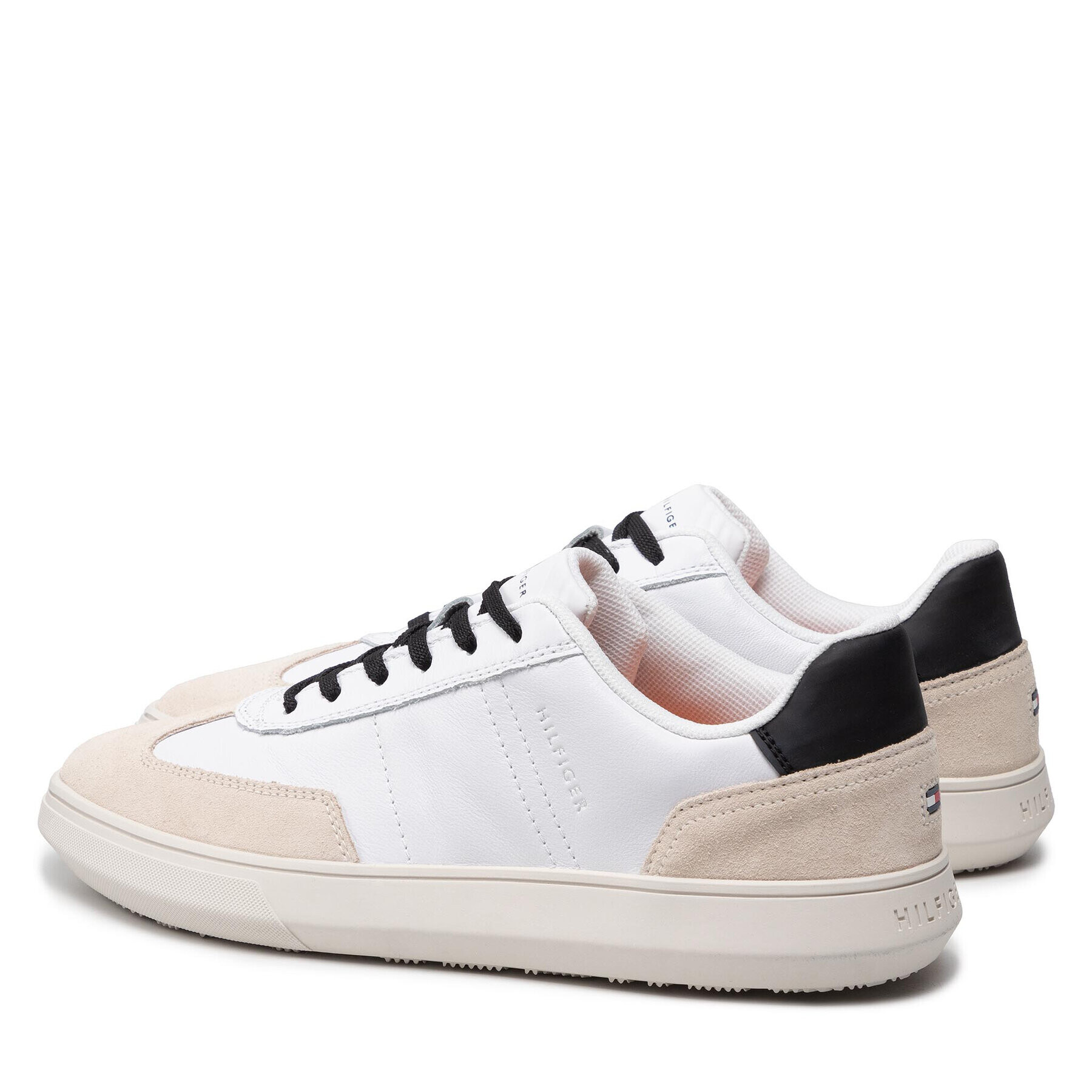 Tommy Hilfiger Sneakersy Essential Premium Cupsole Lea FM0FM04111 Biela - Pepit.sk