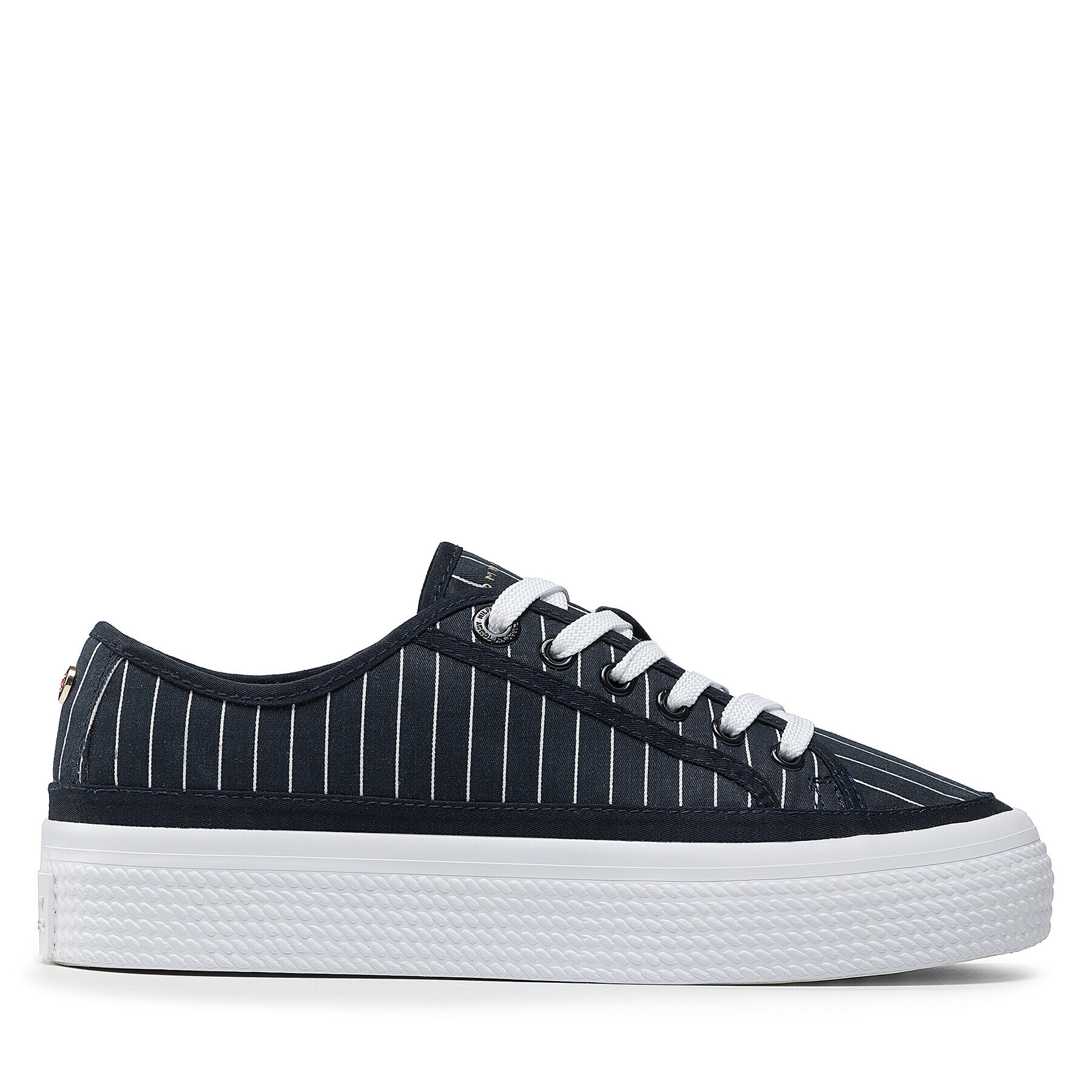 Tommy Hilfiger Sneakersy Essential Stripe Sneaker FW0FW06530 Tmavomodrá - Pepit.sk