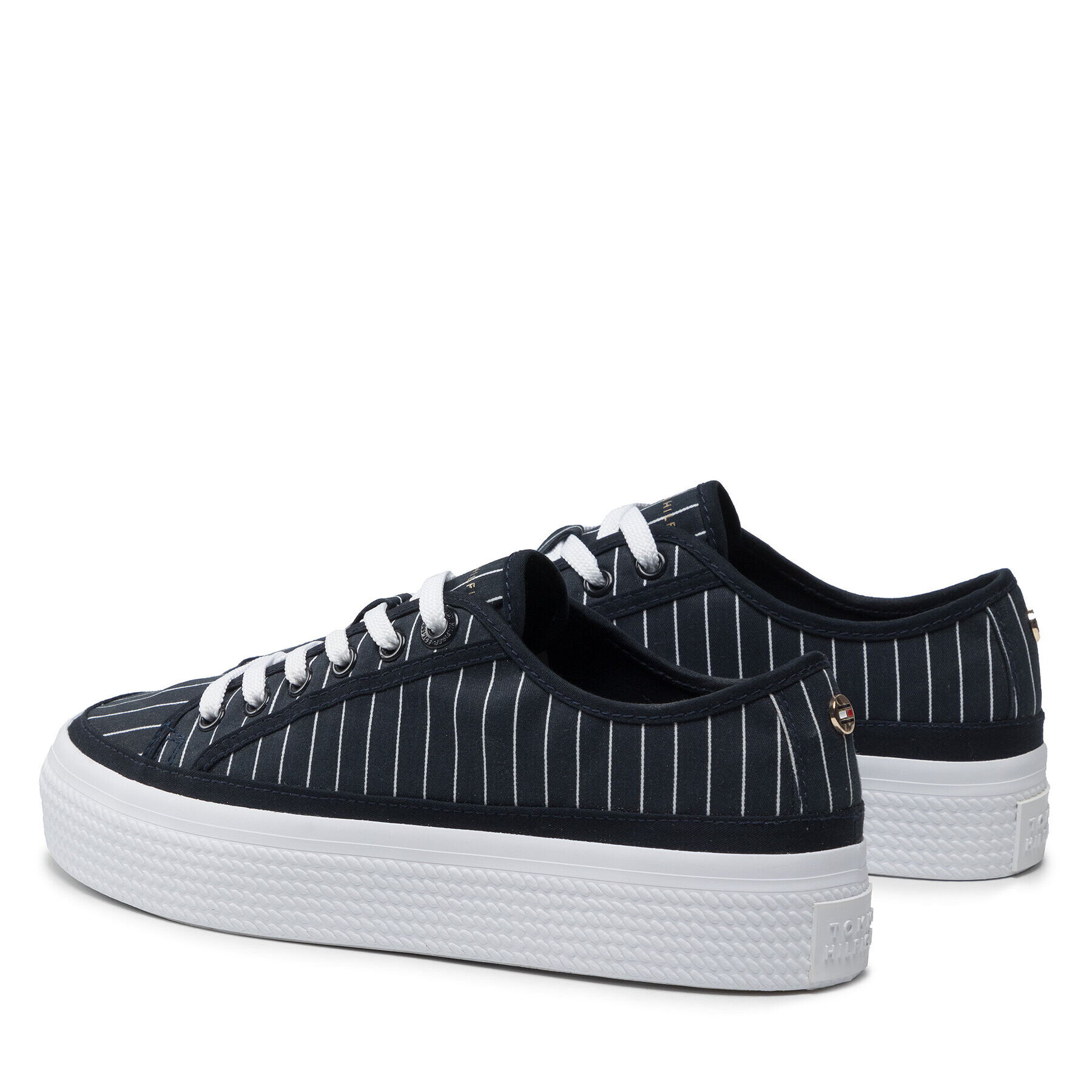 Tommy Hilfiger Sneakersy Essential Stripe Sneaker FW0FW06530 Tmavomodrá - Pepit.sk