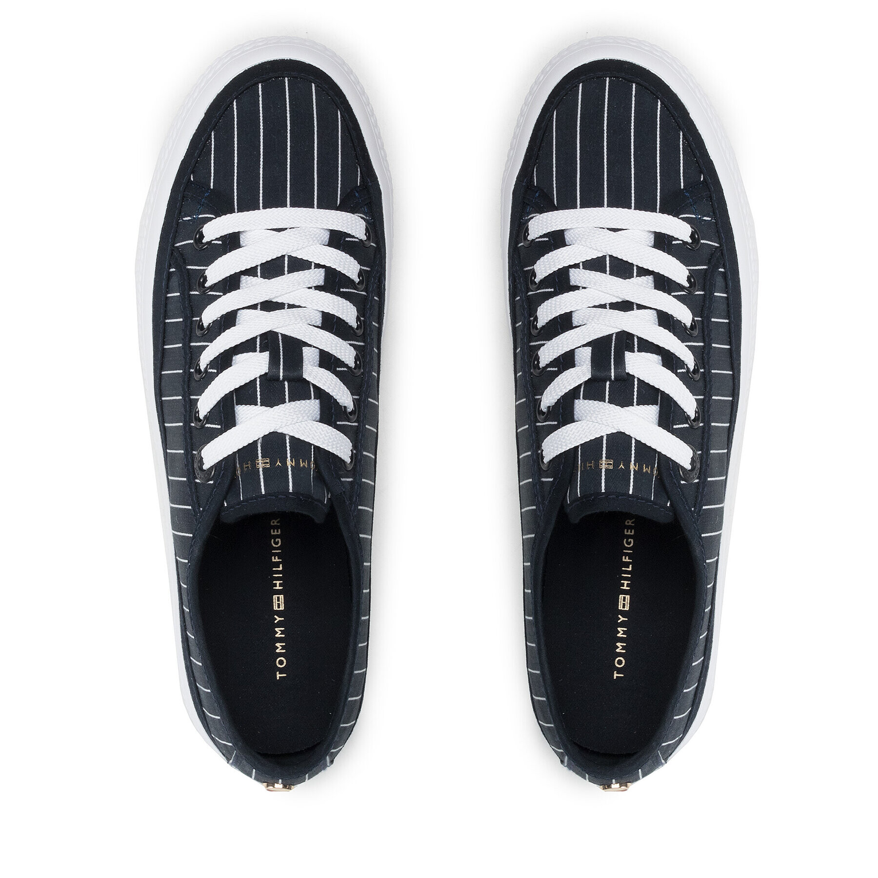 Tommy Hilfiger Sneakersy Essential Stripe Sneaker FW0FW06530 Tmavomodrá - Pepit.sk