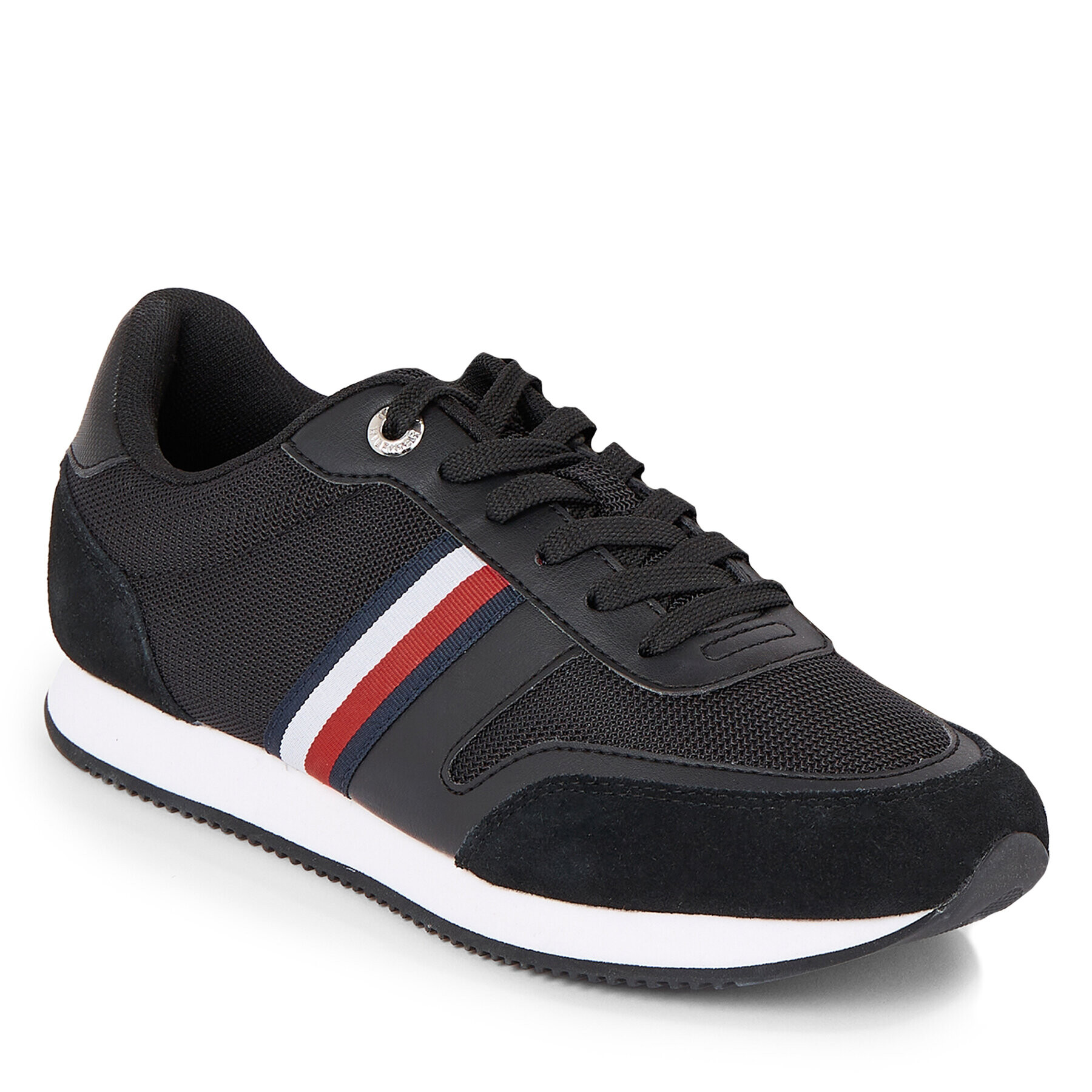 Tommy Hilfiger Sneakersy Essential Stripes Runner FW0FW07450 Čierna - Pepit.sk