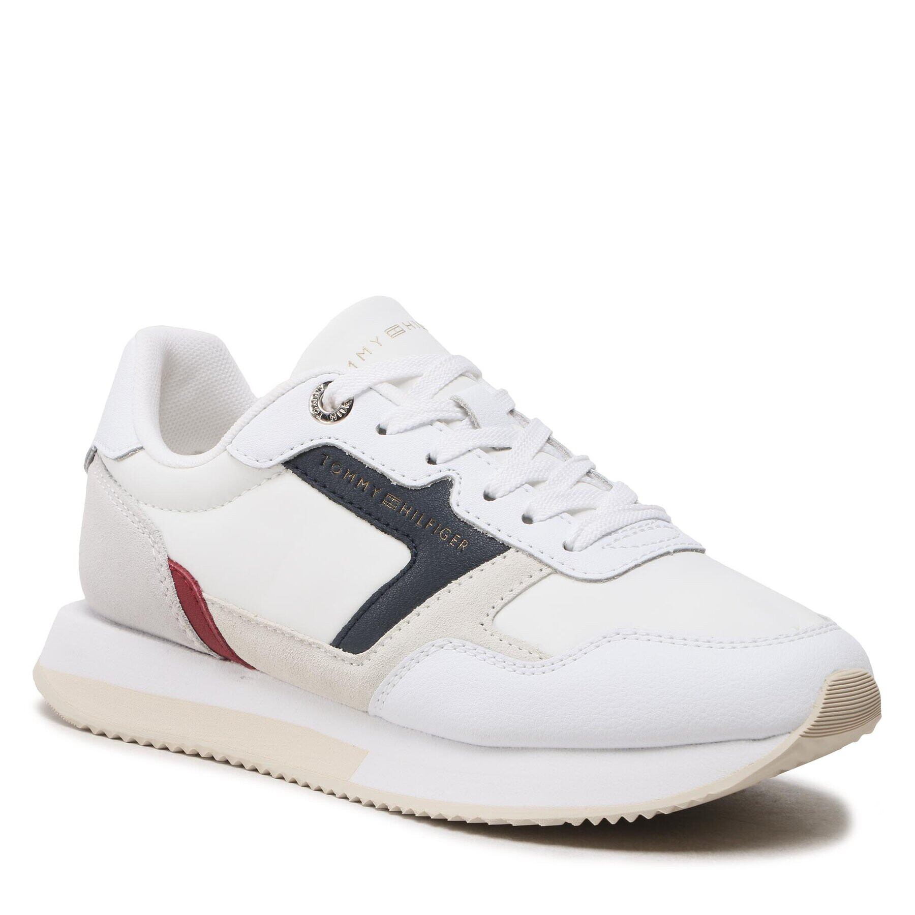 Tommy Hilfiger Sneakersy Essential Th Runner FW0FW06947 Biela - Pepit.sk