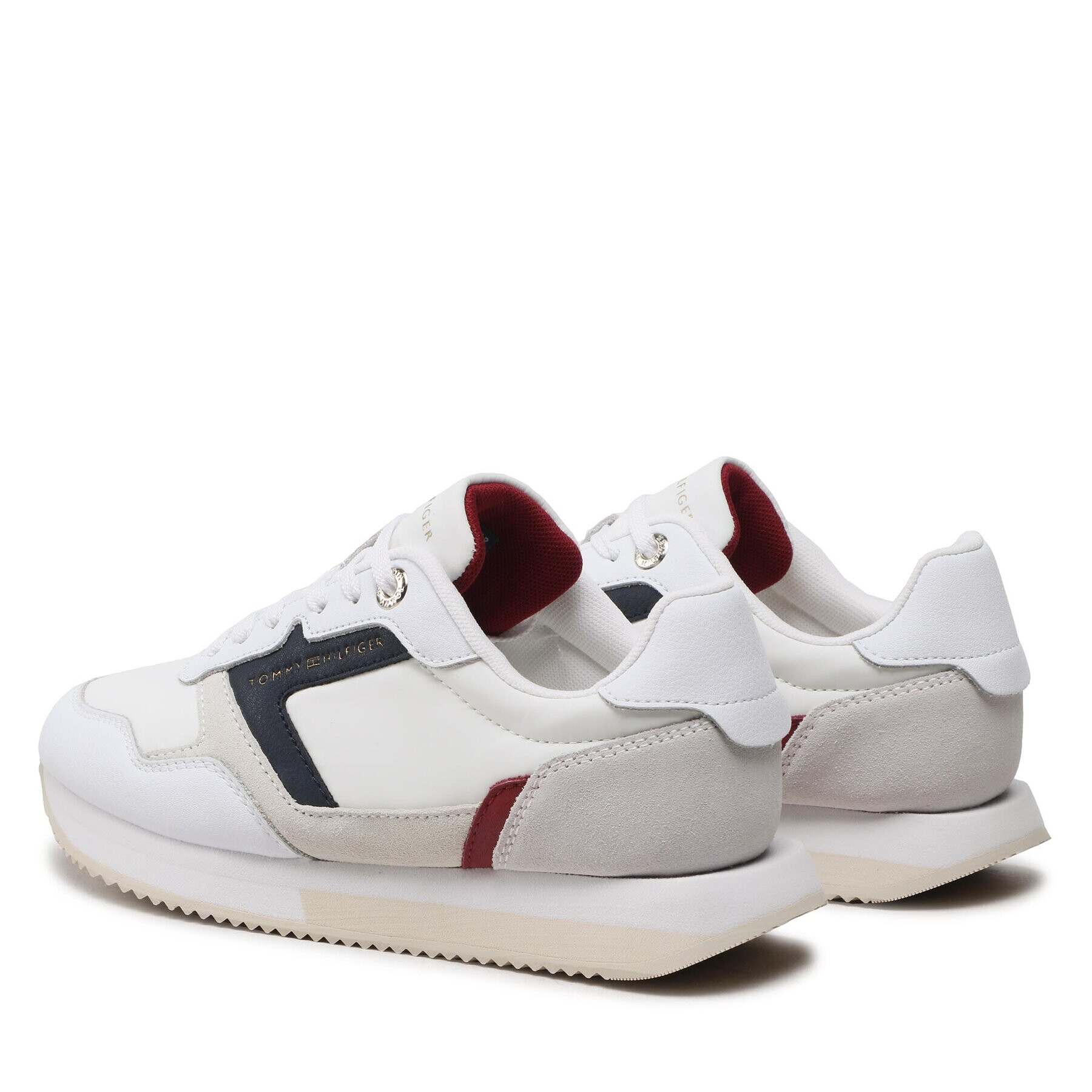 Tommy Hilfiger Sneakersy Essential Th Runner FW0FW06947 Biela - Pepit.sk