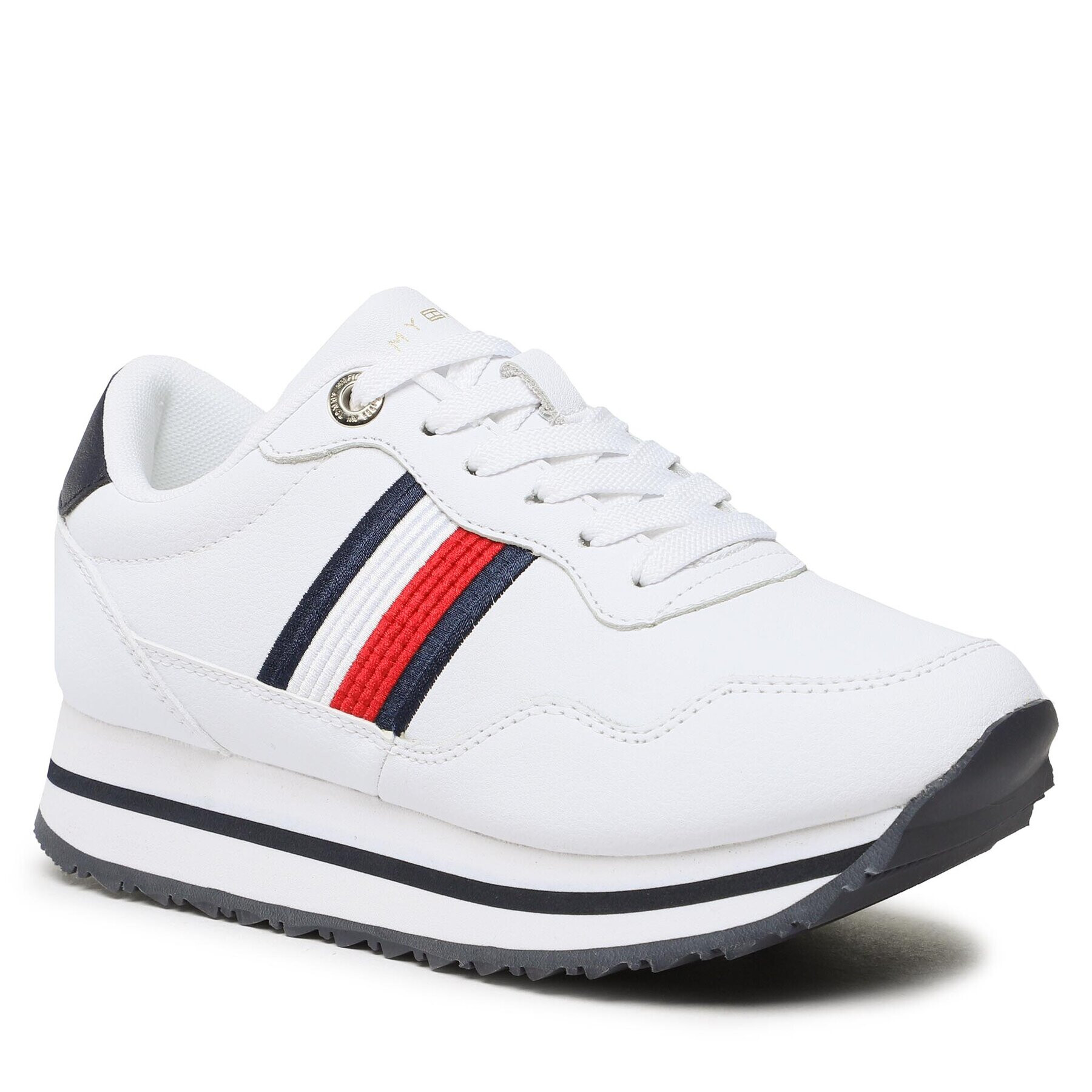 Tommy Hilfiger Sneakersy Essential Webbing Runner FW0FW06911 Biela - Pepit.sk