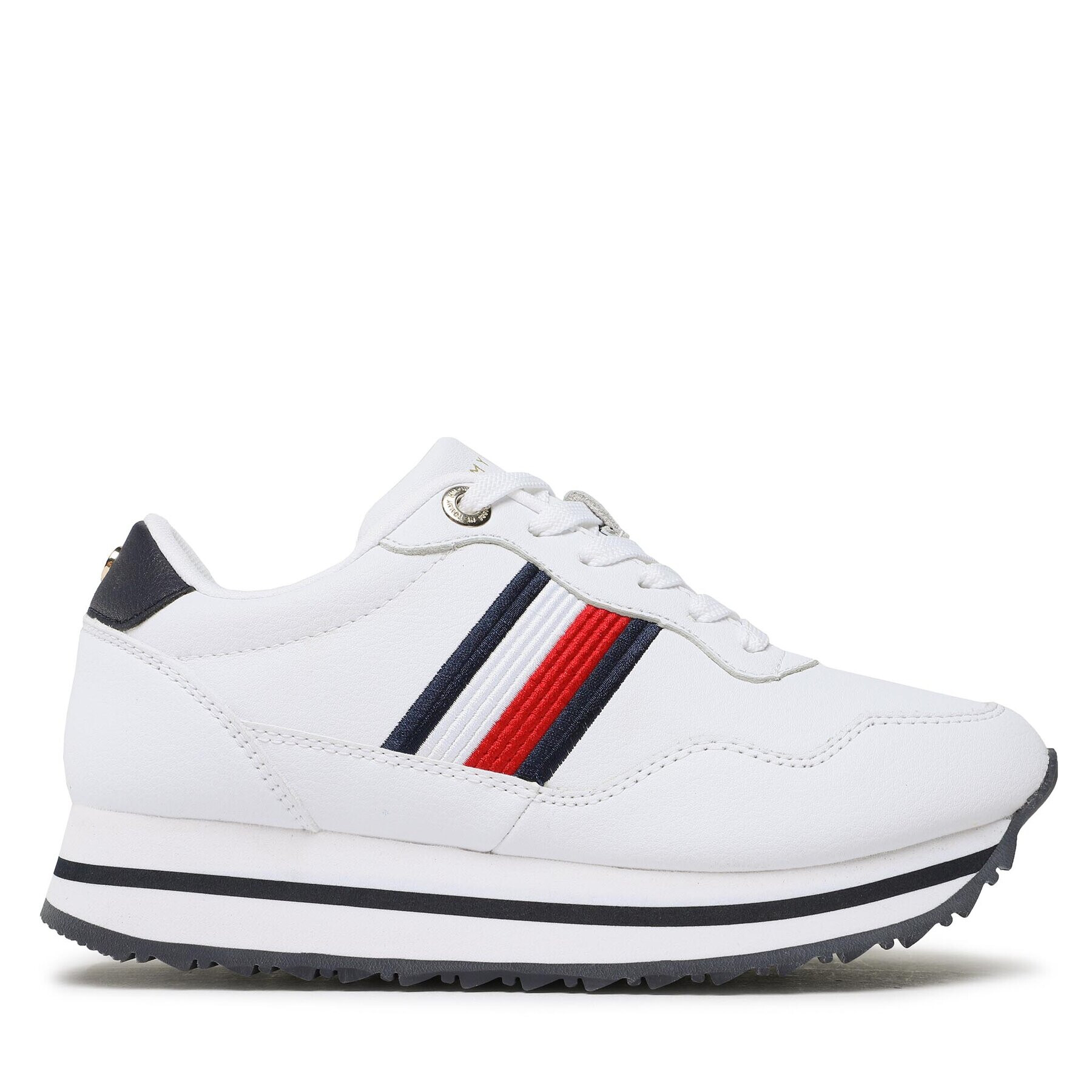 Tommy Hilfiger Sneakersy Essential Webbing Runner FW0FW06911 Biela - Pepit.sk