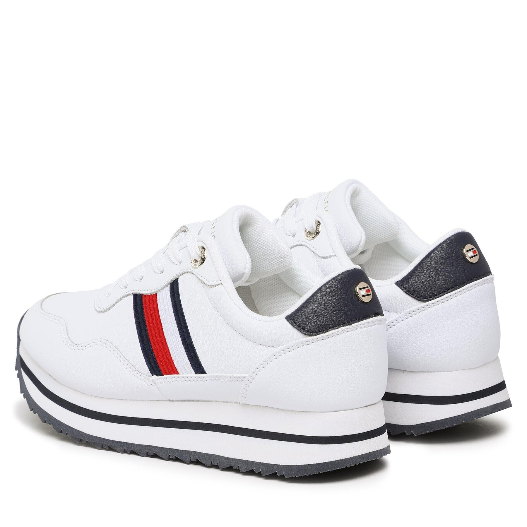 Tommy Hilfiger Sneakersy Essential Webbing Runner FW0FW06911 Biela - Pepit.sk