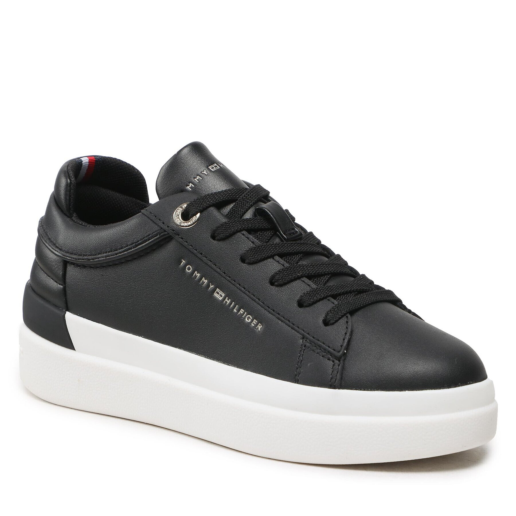 Tommy Hilfiger Sneakersy Feminine Elevated Sneaker FW0FW06511 Čierna - Pepit.sk