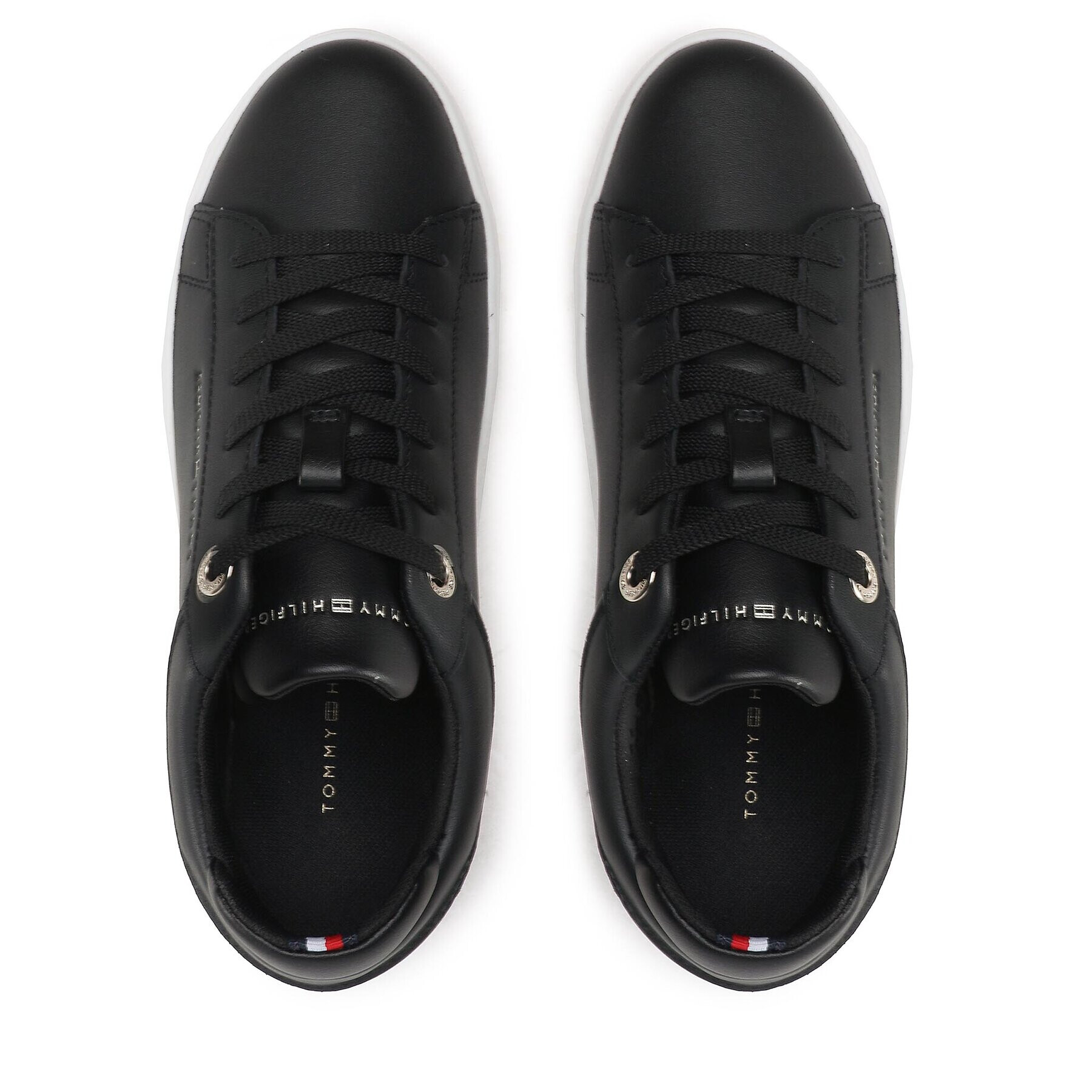 Tommy Hilfiger Sneakersy Feminine Elevated Sneaker FW0FW06511 Čierna - Pepit.sk