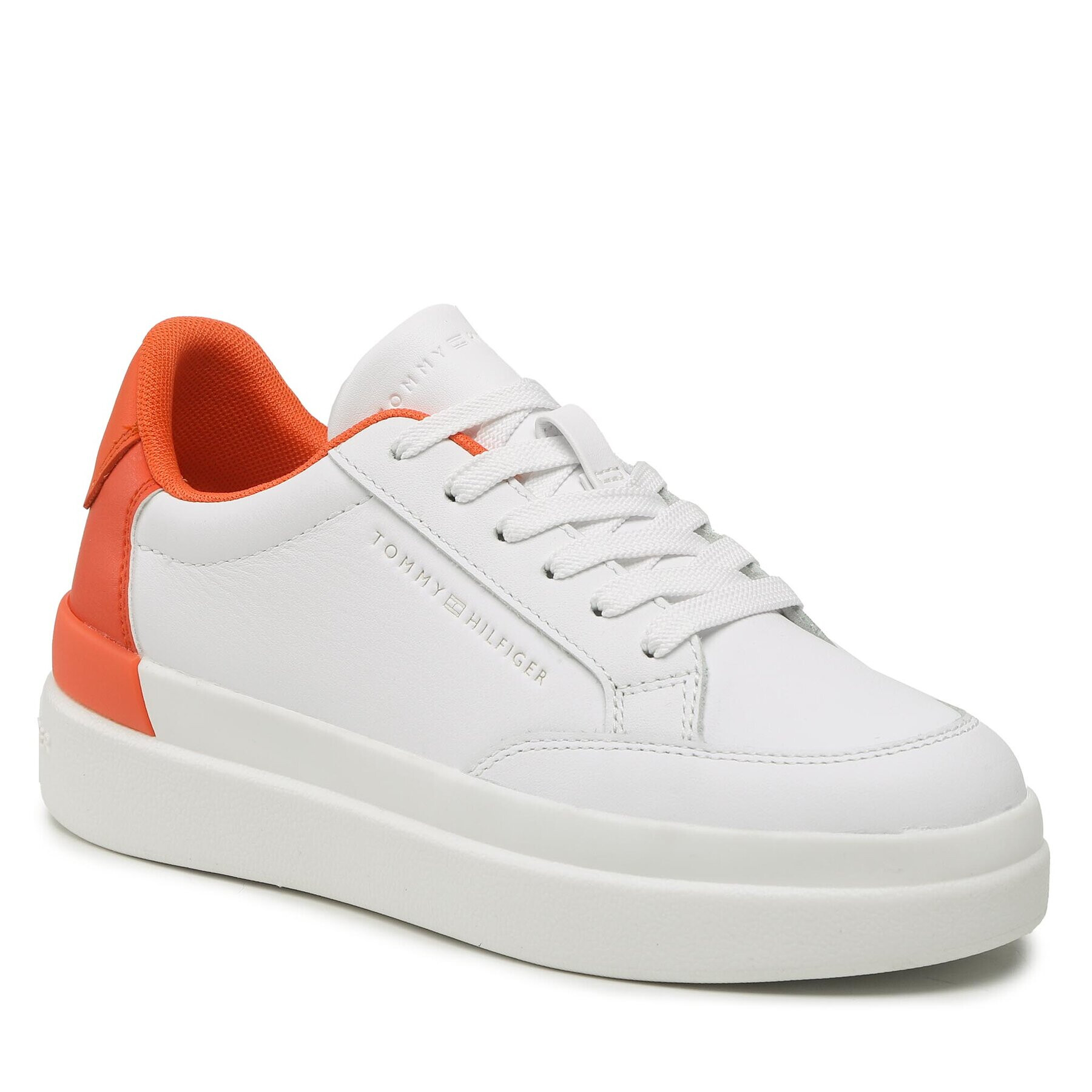 Tommy Hilfiger Sneakersy Feminine Sneaker With Color Pop FW0FW06896 Biela - Pepit.sk