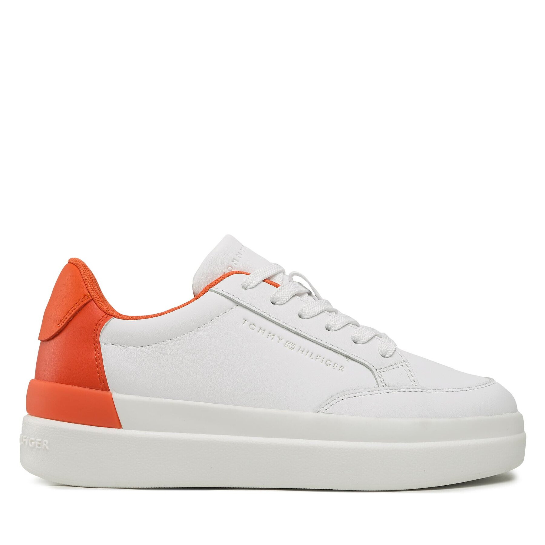 Tommy Hilfiger Sneakersy Feminine Sneaker With Color Pop FW0FW06896 Biela - Pepit.sk