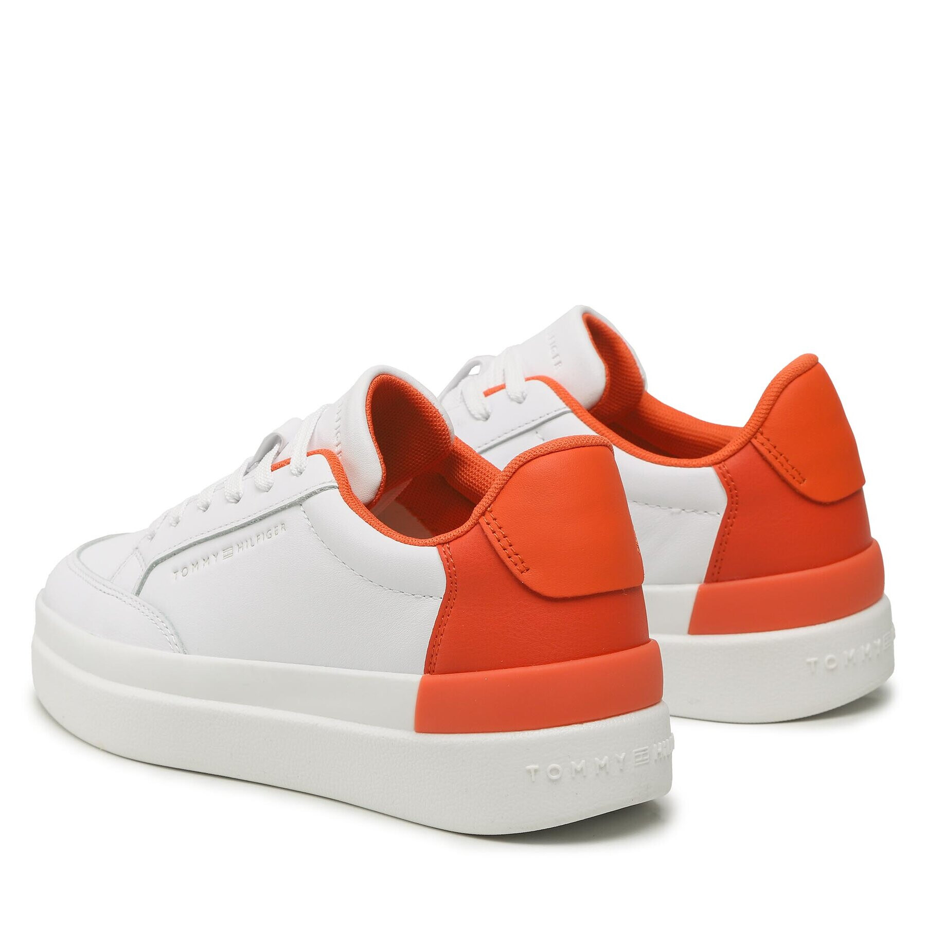 Tommy Hilfiger Sneakersy Feminine Sneaker With Color Pop FW0FW06896 Biela - Pepit.sk