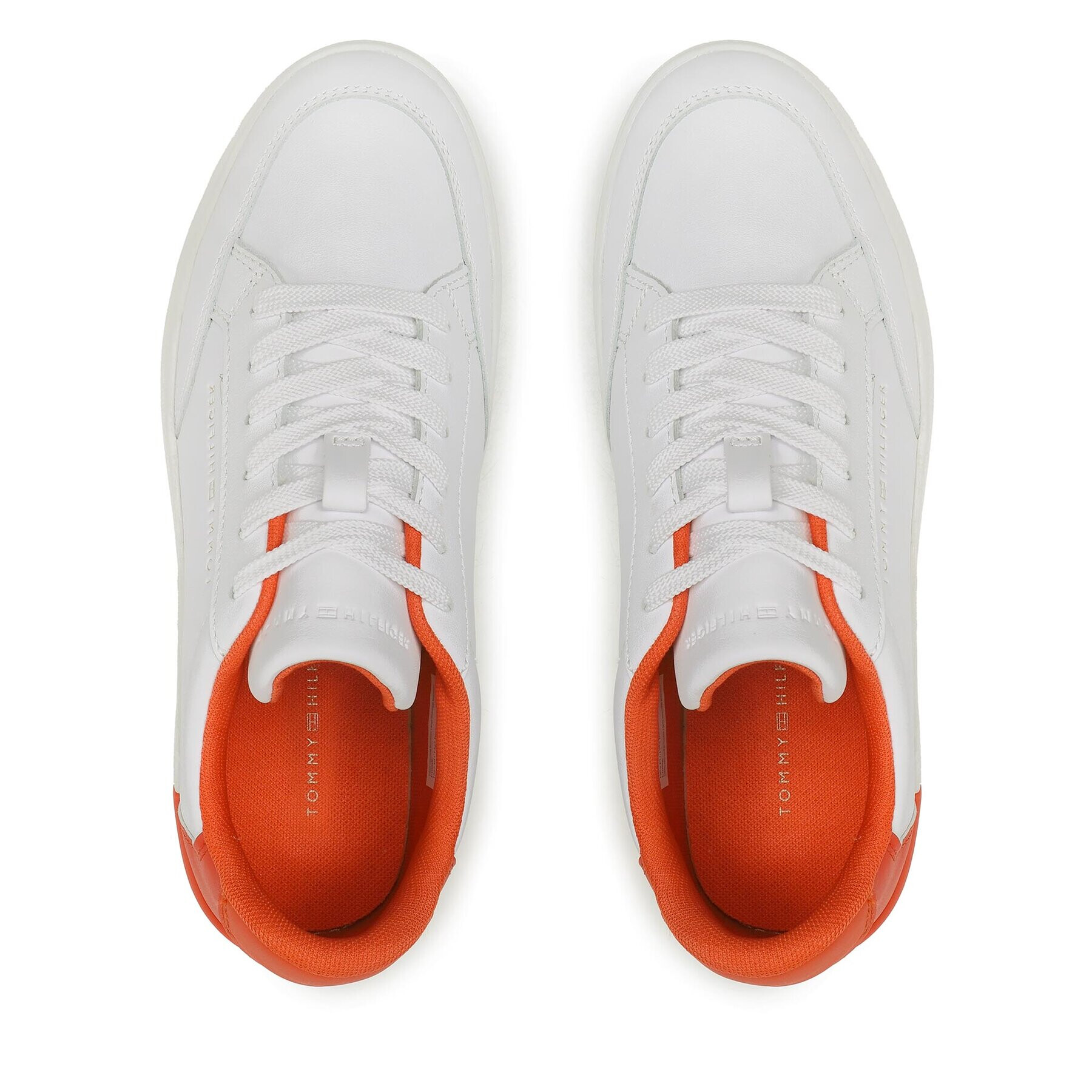 Tommy Hilfiger Sneakersy Feminine Sneaker With Color Pop FW0FW06896 Biela - Pepit.sk