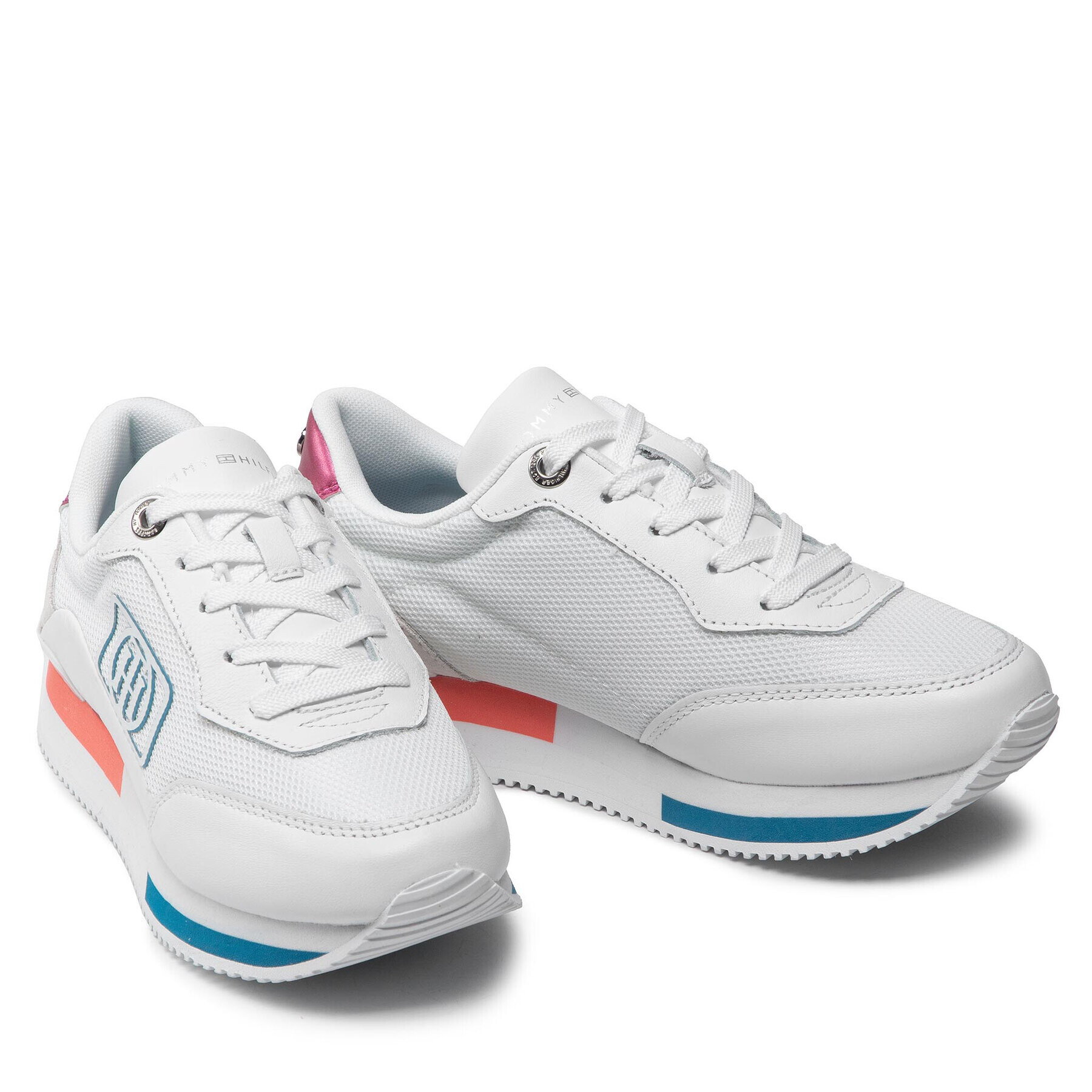 Tommy Hilfiger Sneakersy Femininie Active City Sneaker FW0FW06459 Biela - Pepit.sk