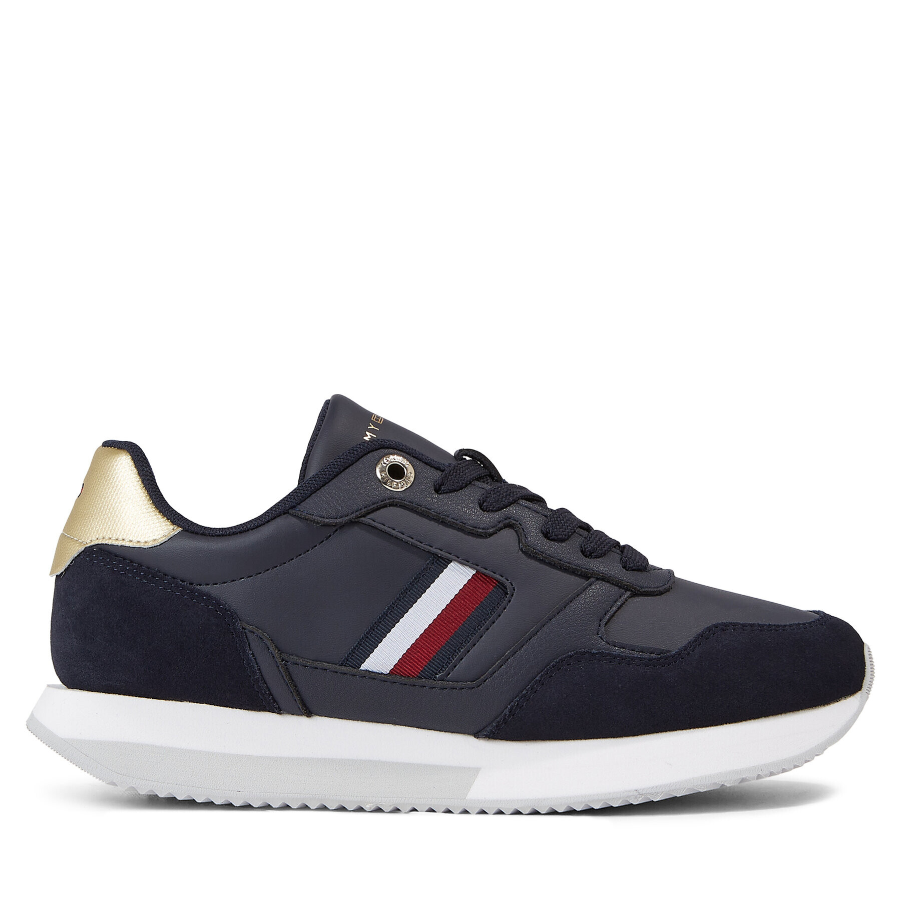 Tommy Hilfiger Sneakersy Global Stripes Lifestyle Runner FW0FW07584 Modrá - Pepit.sk