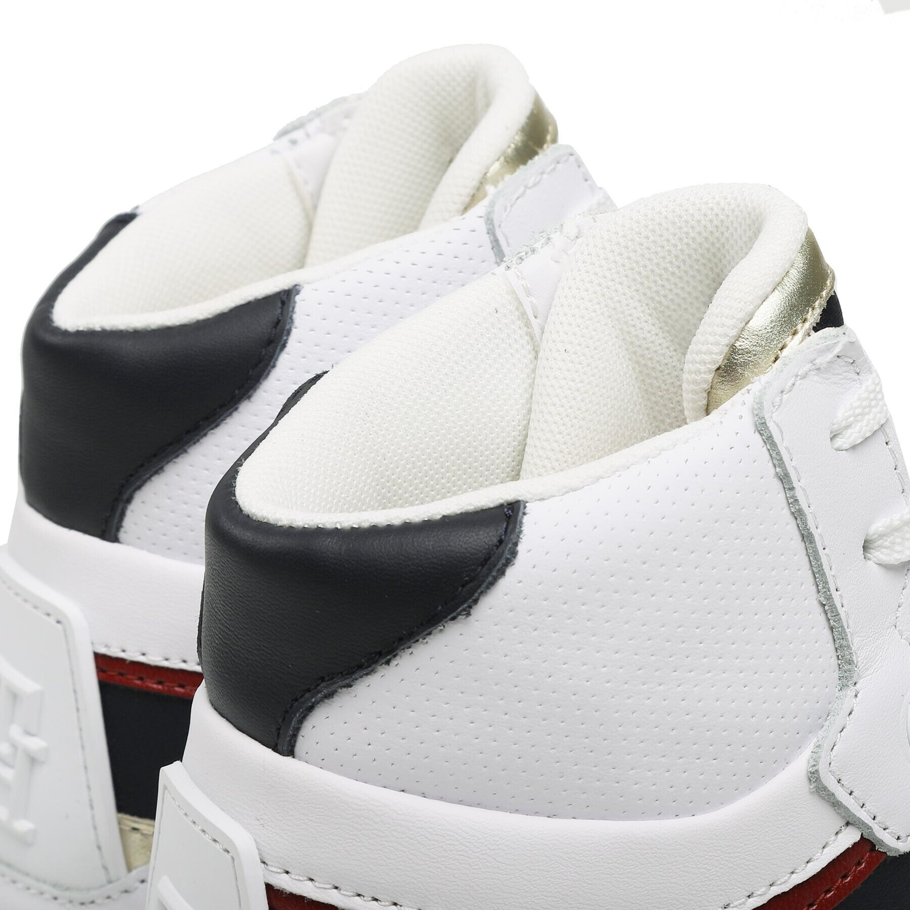 Tommy Hilfiger Sneakersy High Th Basket Sneaker FW0FW07023 Biela - Pepit.sk