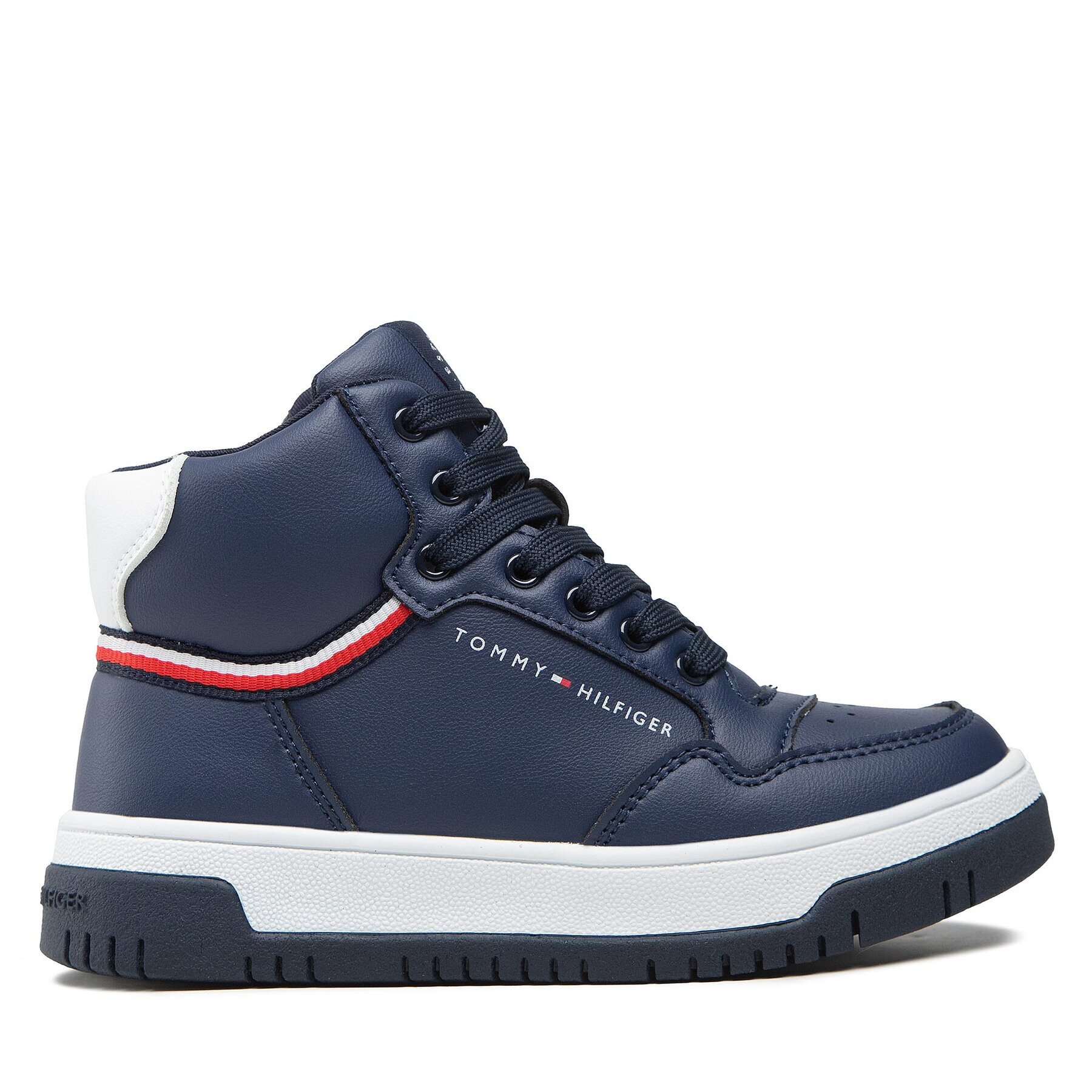 Tommy Hilfiger Sneakersy High Top Lace-Uo Sneaker T3B9-32482-1355 M Tmavomodrá - Pepit.sk