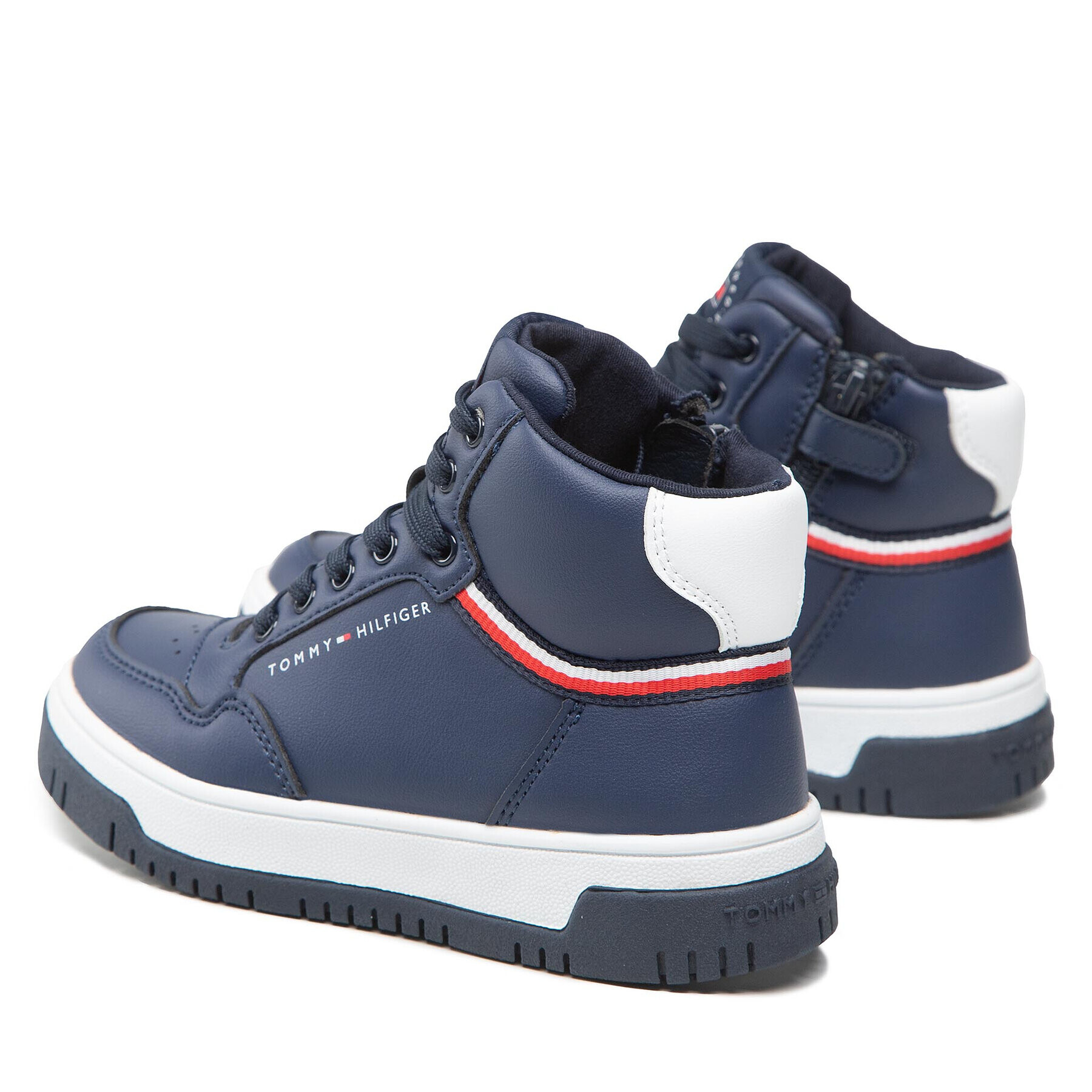 Tommy Hilfiger Sneakersy High Top Lace-Uo Sneaker T3B9-32482-1355 M Tmavomodrá - Pepit.sk