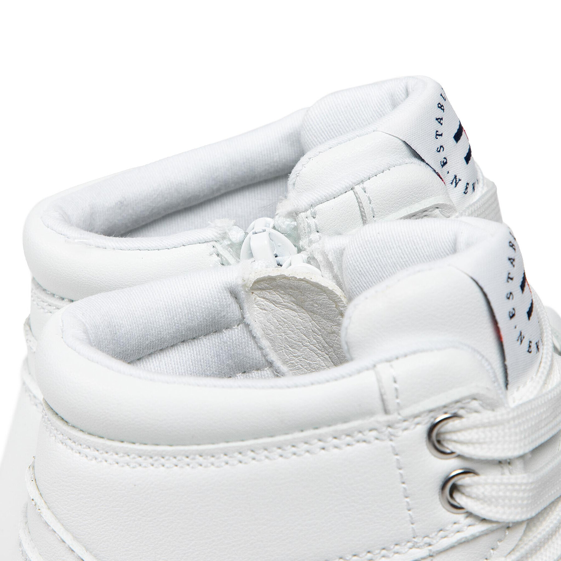 Tommy Hilfiger Sneakersy High Top Lace-Up Sneaker T3A9-32345-1351 M Biela - Pepit.sk