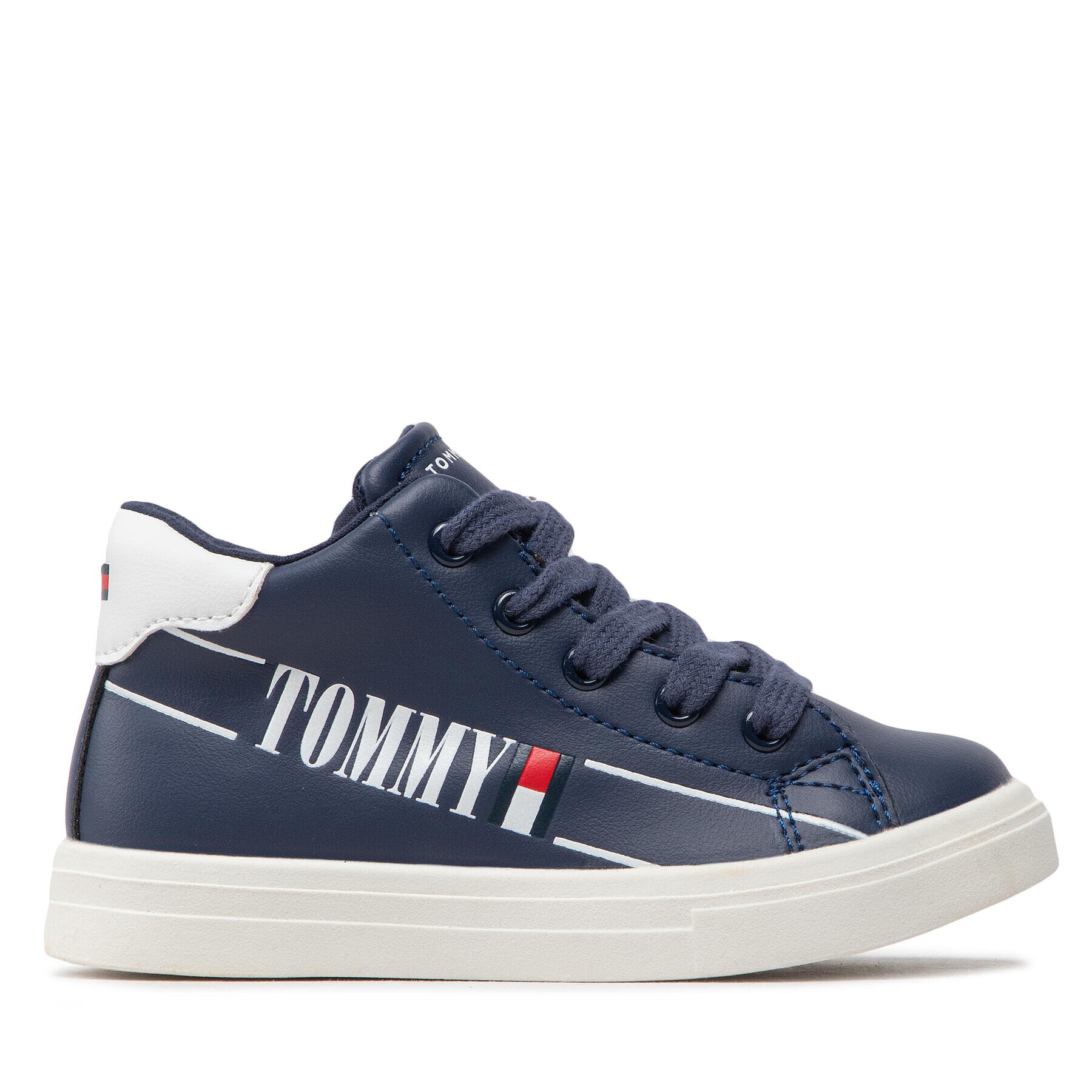 Tommy Hilfiger Sneakersy Higt Top Lace-Up Sneaker T1B9-32459-1431 Tmavomodrá - Pepit.sk