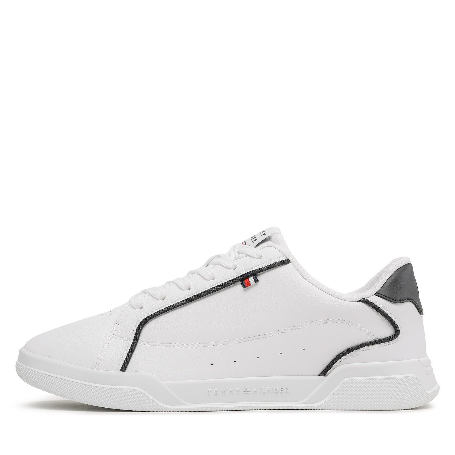 Tommy Hilfiger Sneakersy Lo Cup Leather FM0FM04429 Biela - Pepit.sk