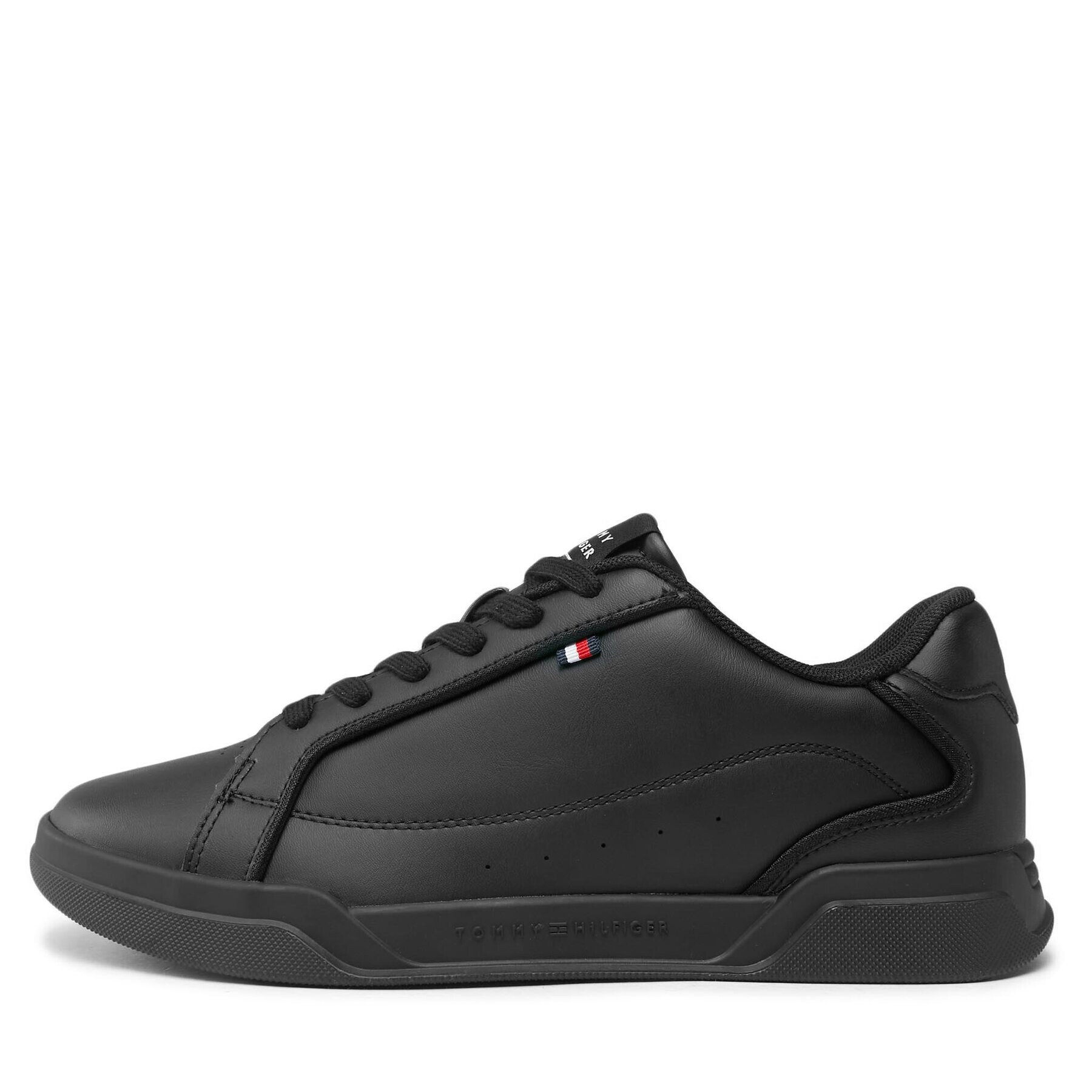 Tommy Hilfiger Sneakersy Lo Cup Lth FM0FM04827 Čierna - Pepit.sk